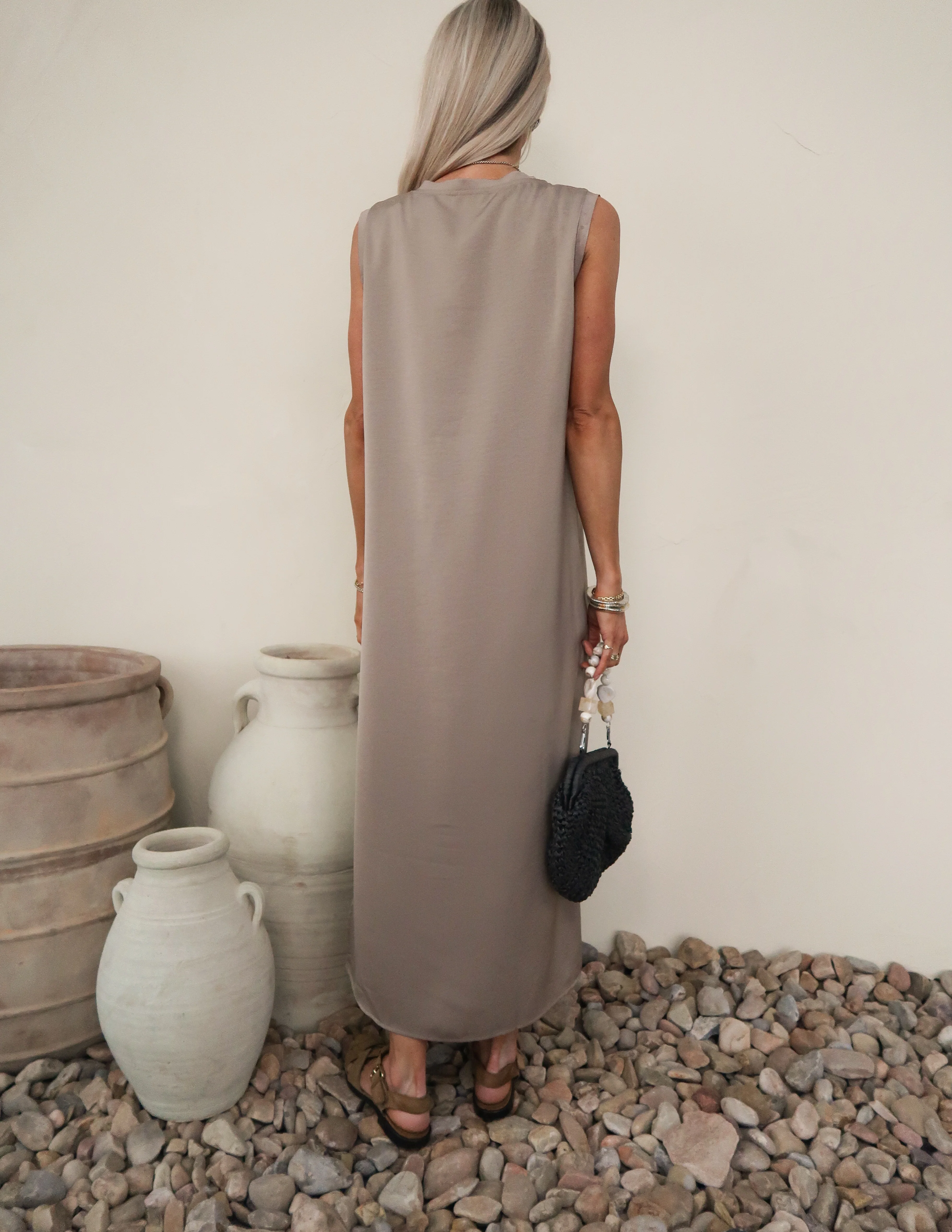 Afterglow Satin Dress - Image 4