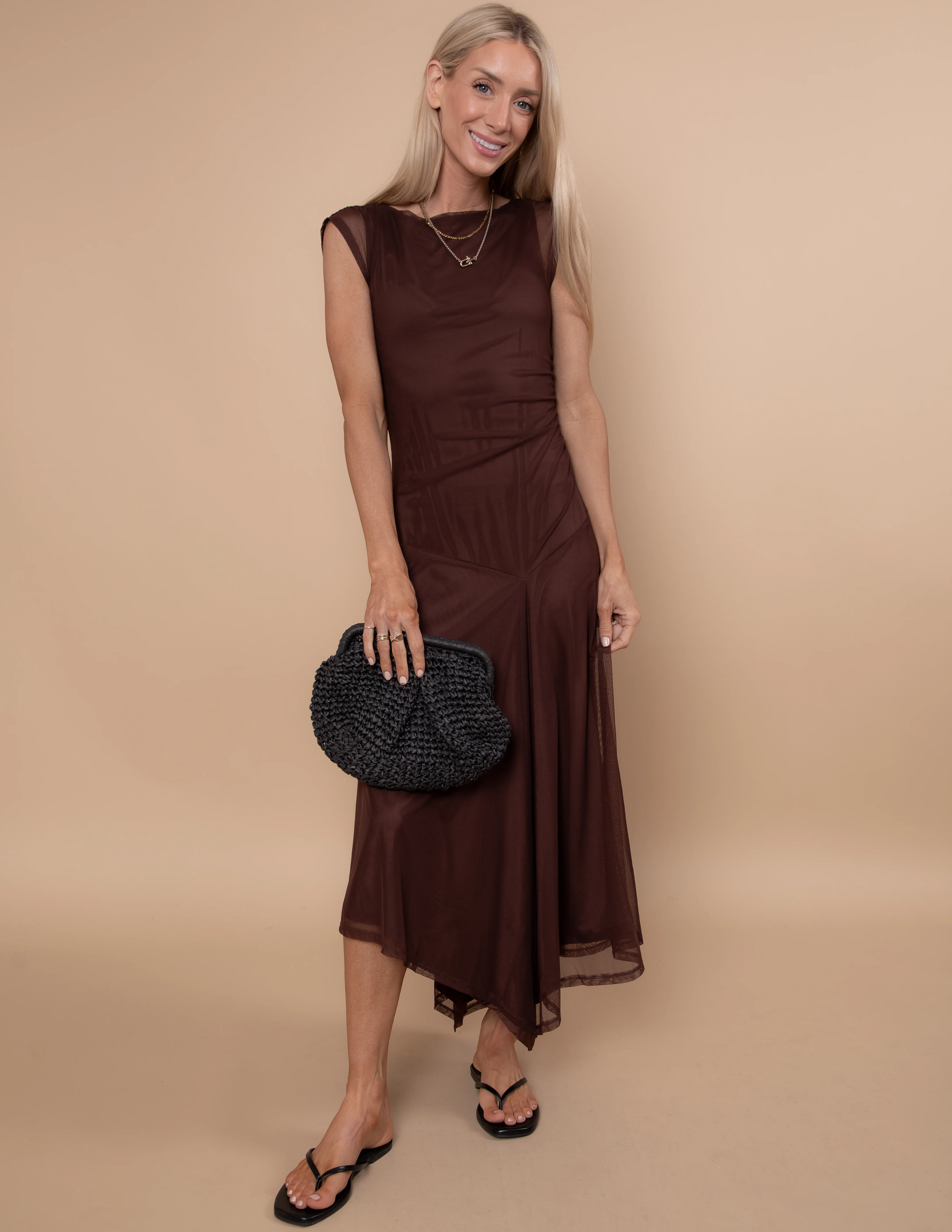 Allure Asymmetrical Dress - Image 3