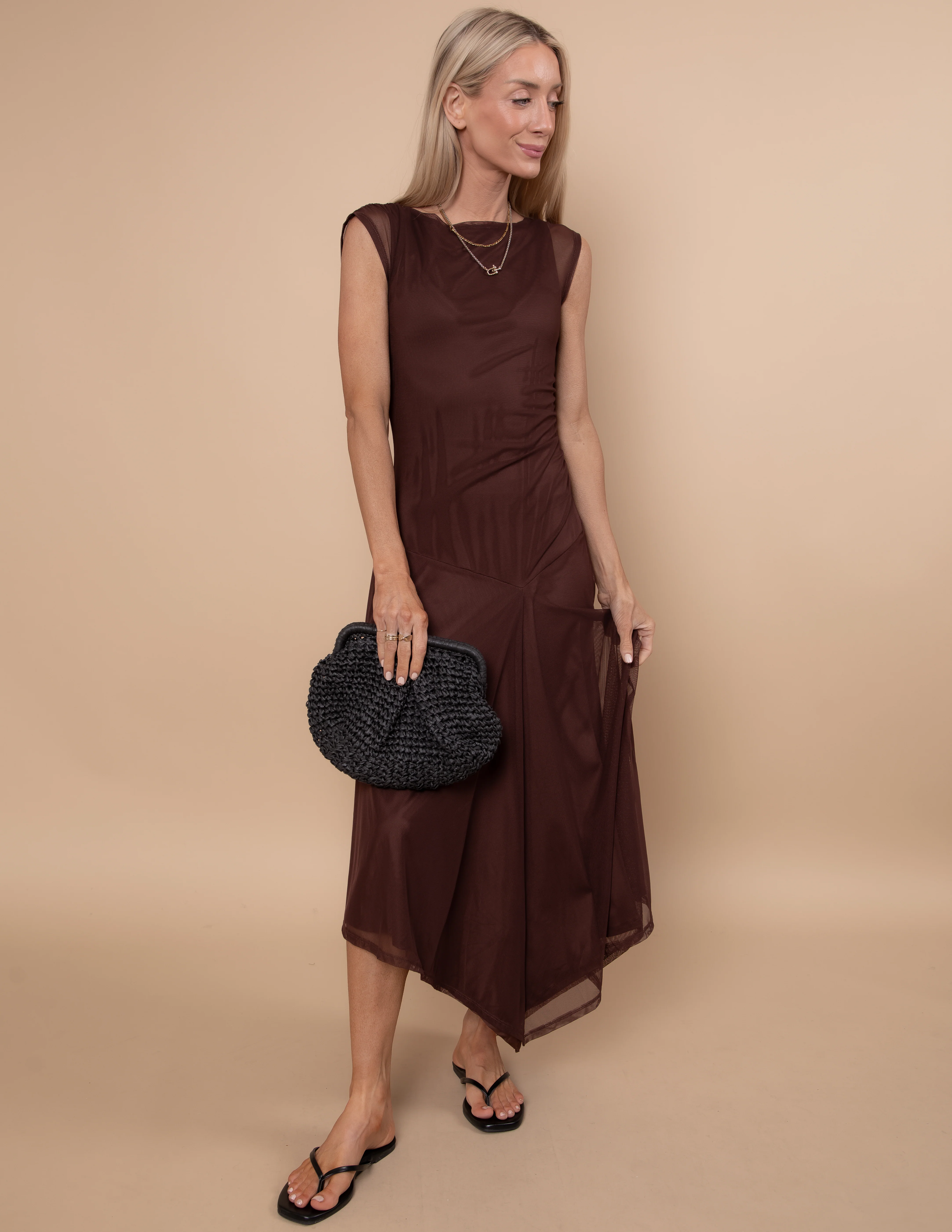 Allure Asymmetrical Dress - Image 5