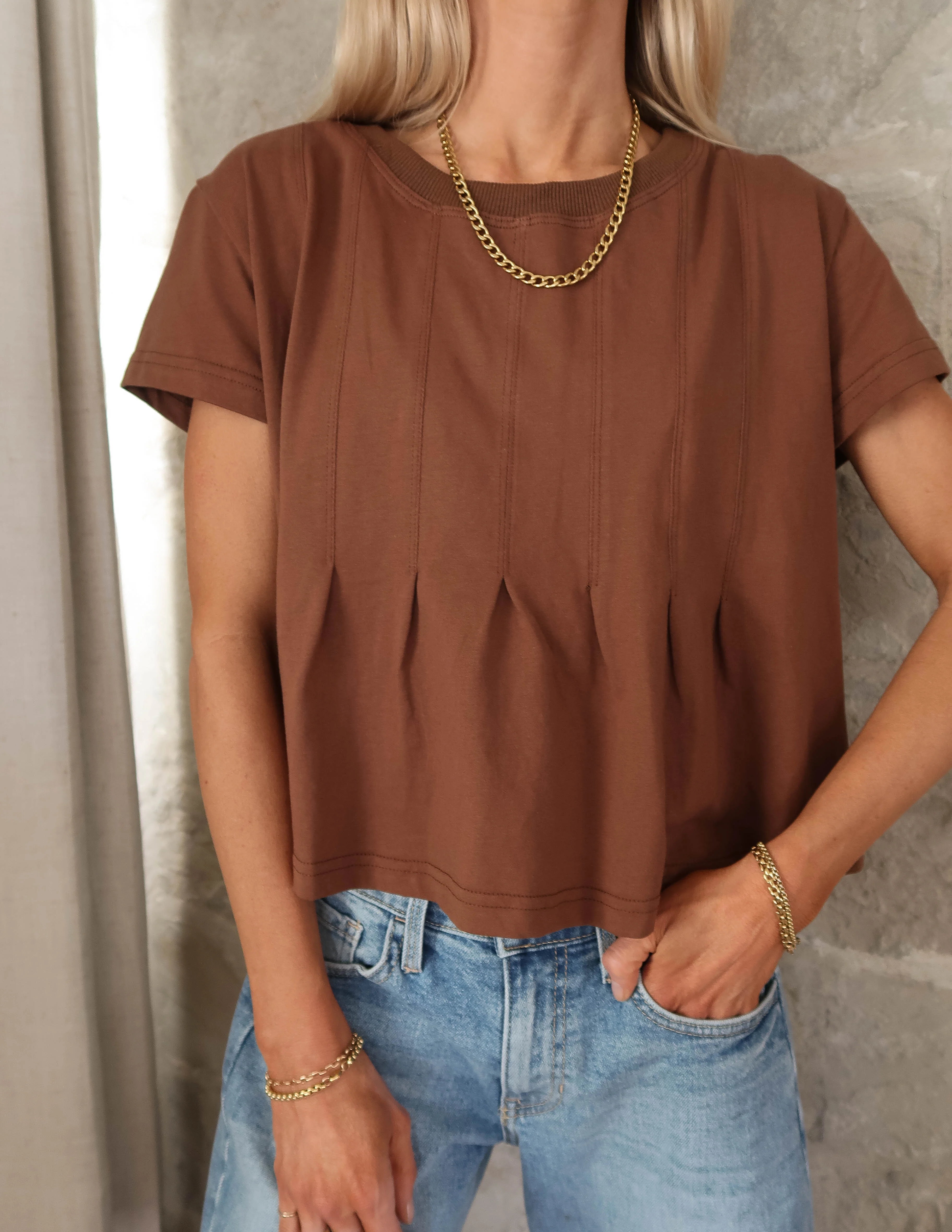 Arden Pleated Swing Top - Image 3