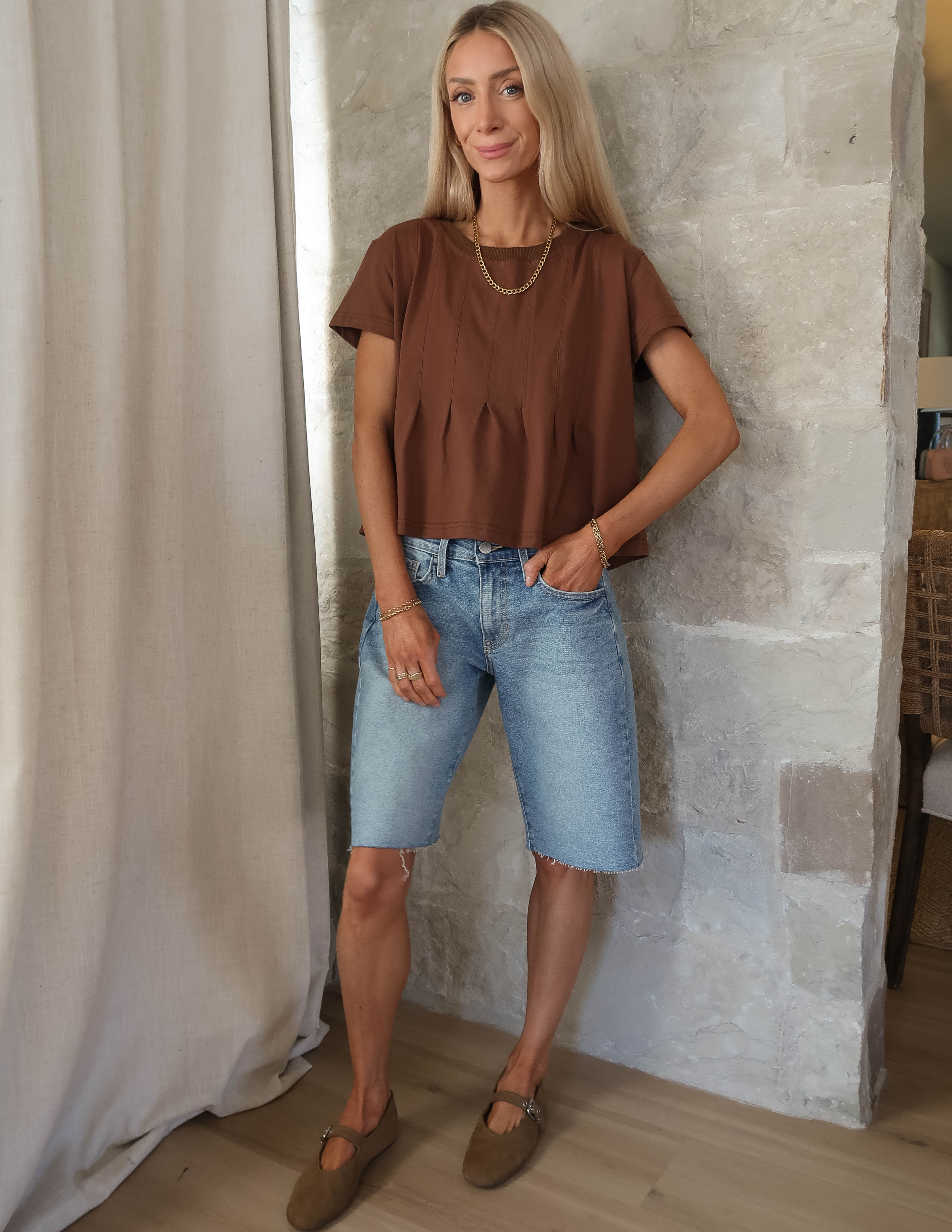 Arden Pleated Swing Top - Image 5