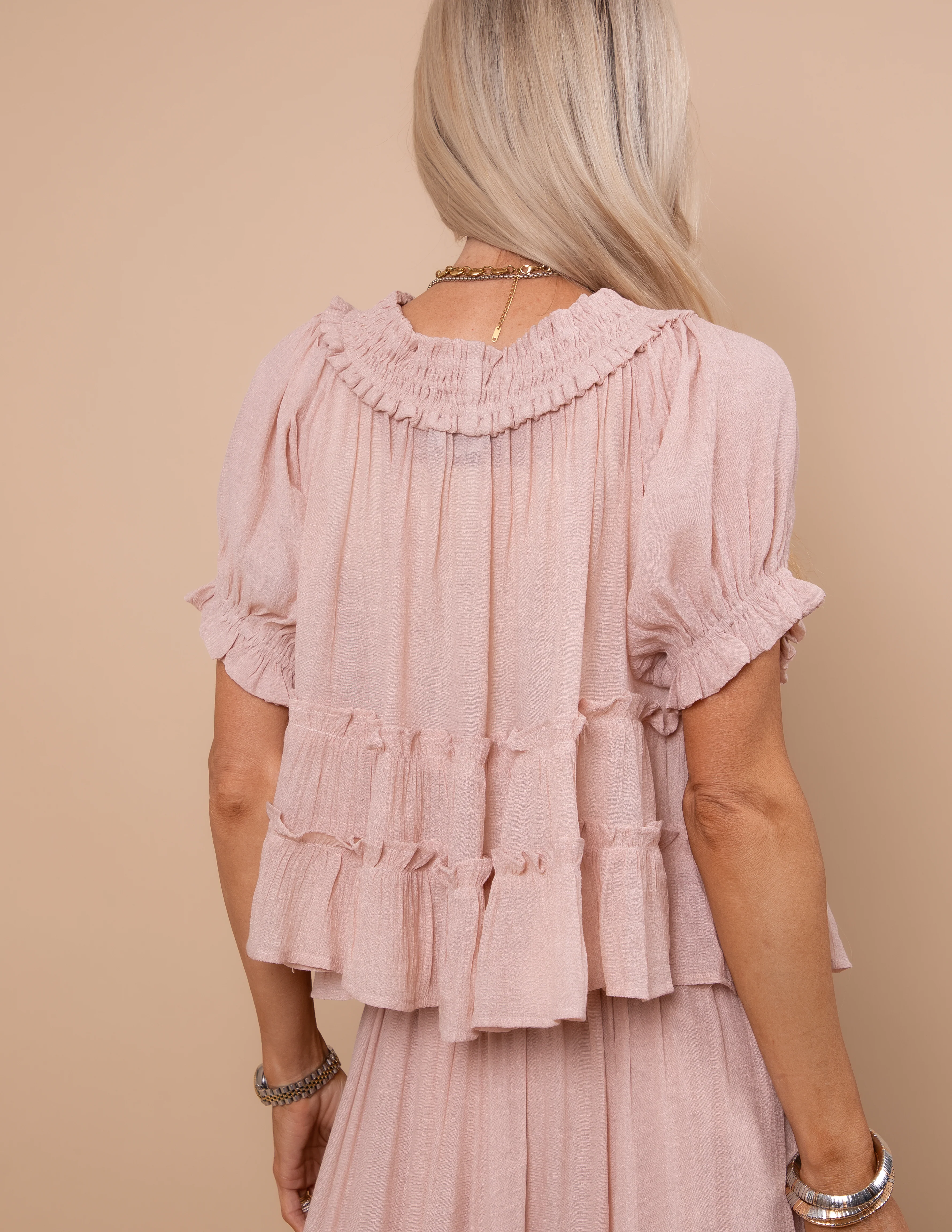 Beatrice Tiered Ruffle Layer Top - Image 6
