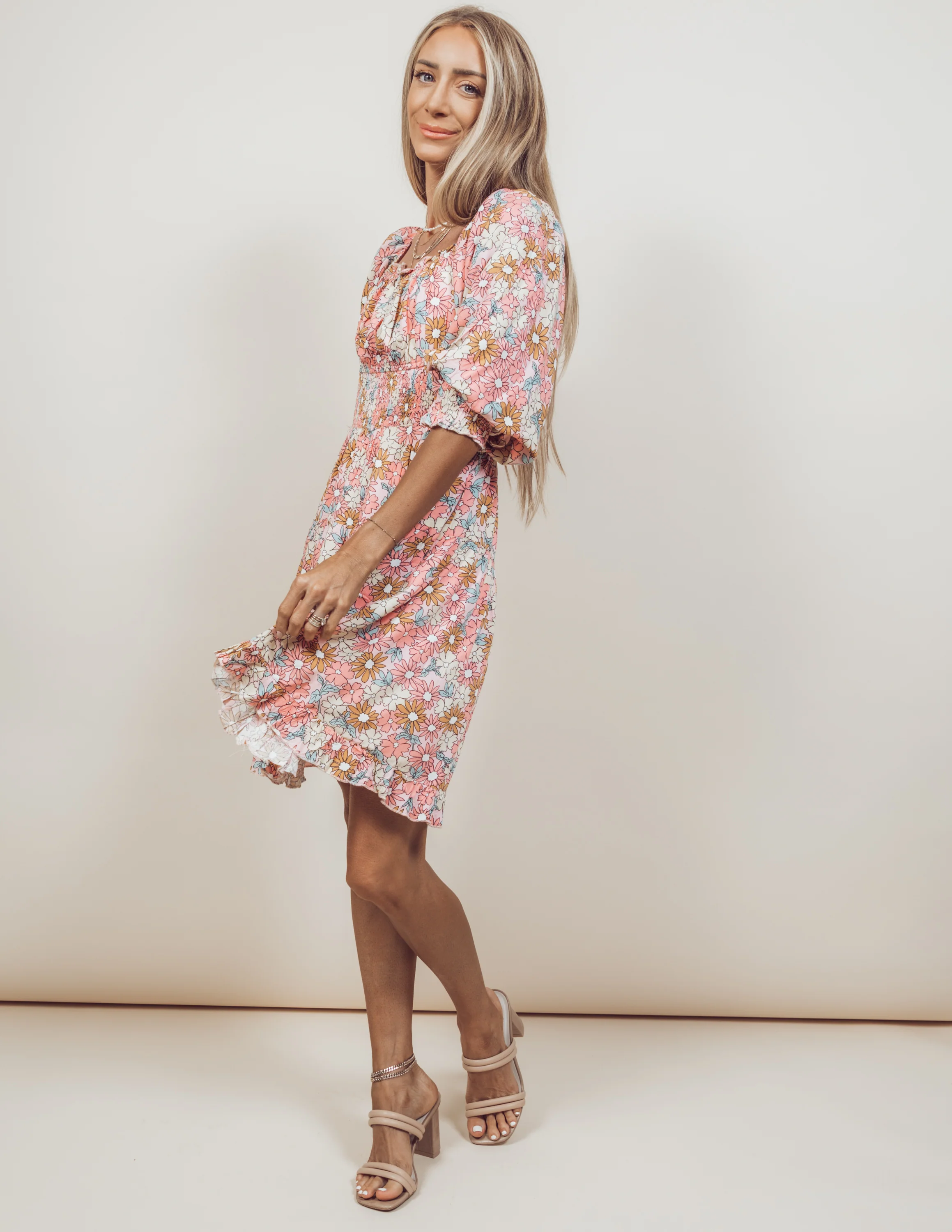 Bellamy Flower Dress - Image 3