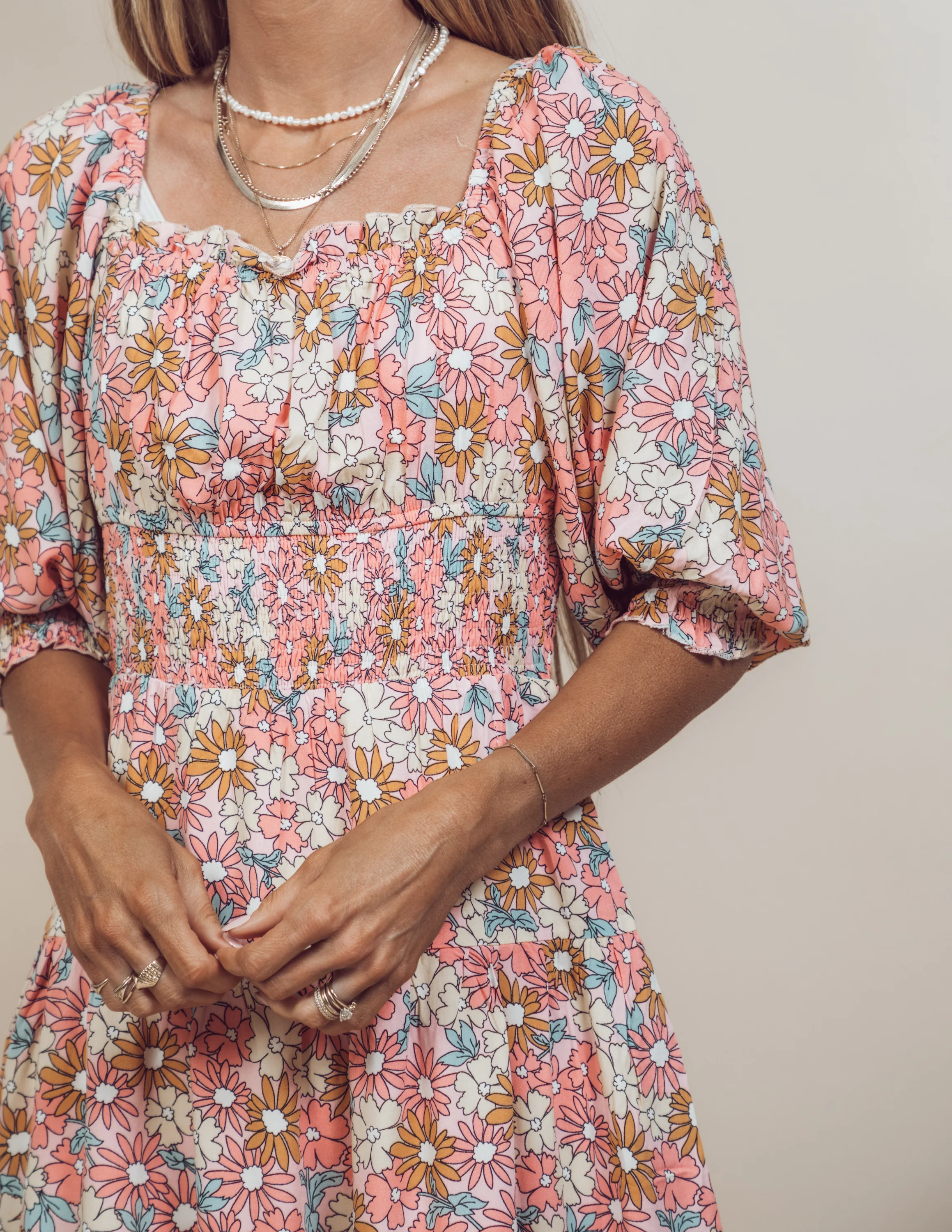 Bellamy Flower Dress - Image 5