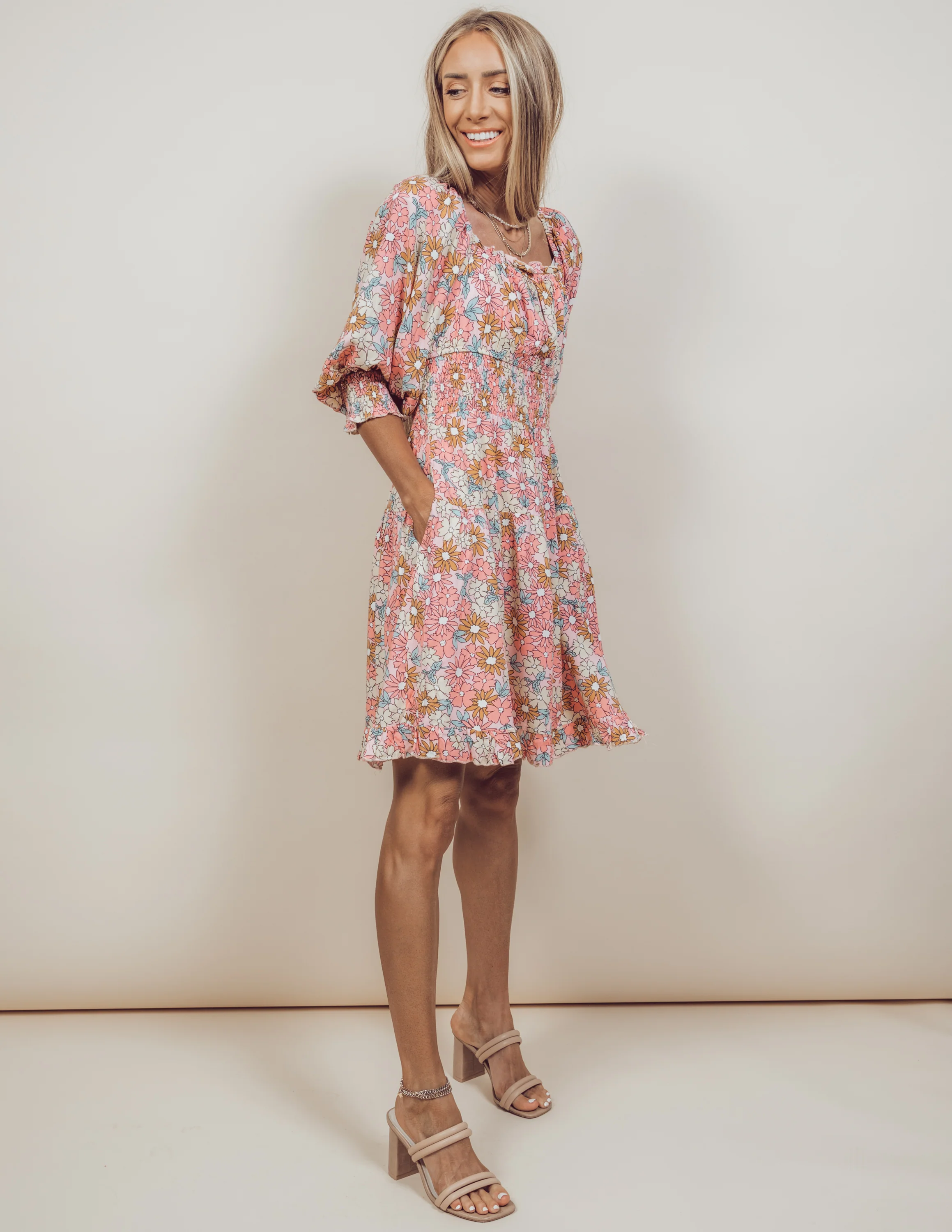 Bellamy Flower Dress - Image 6