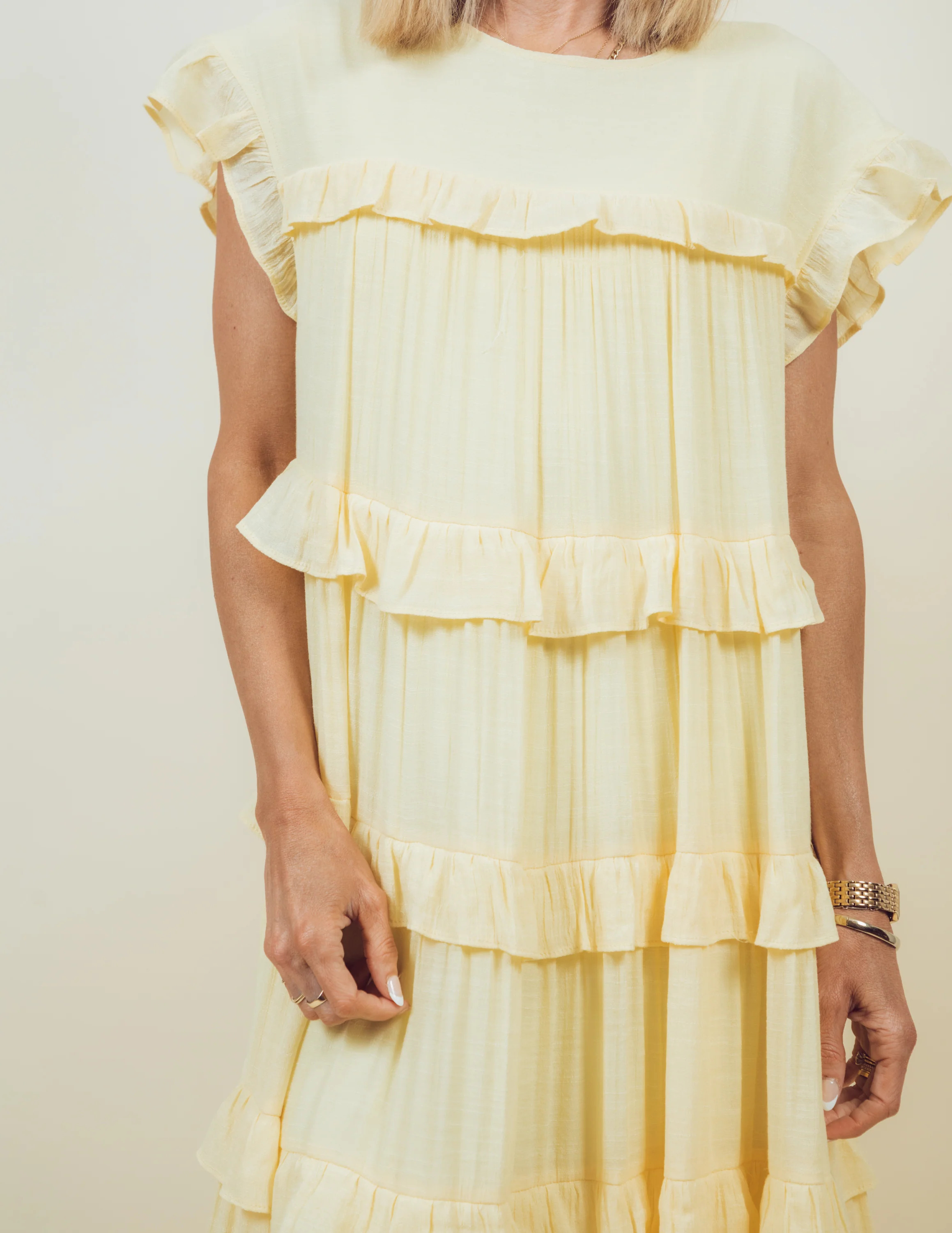 Betty Ruffle Tiered Dress - Image 11