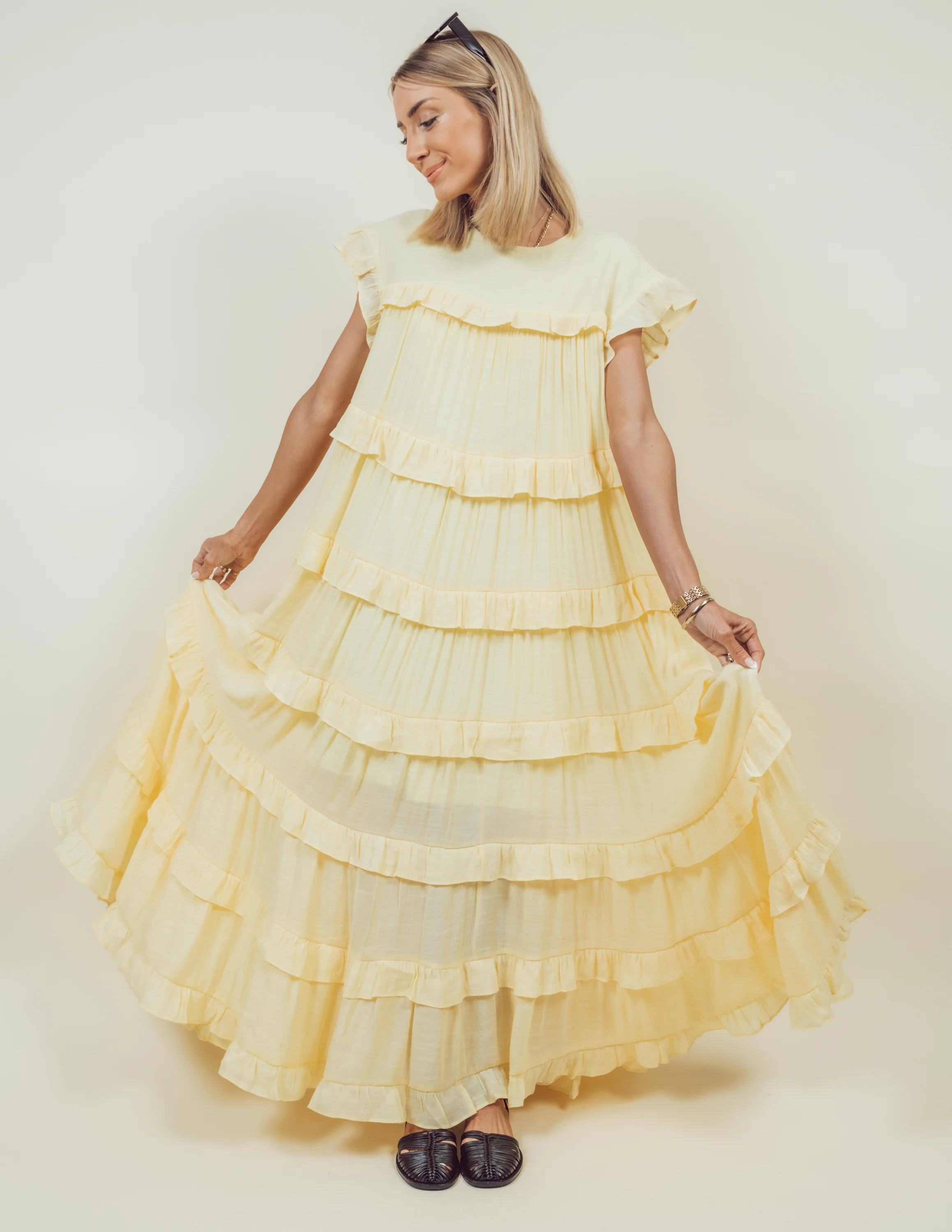 Betty Ruffle Tiered Dress - Image 13