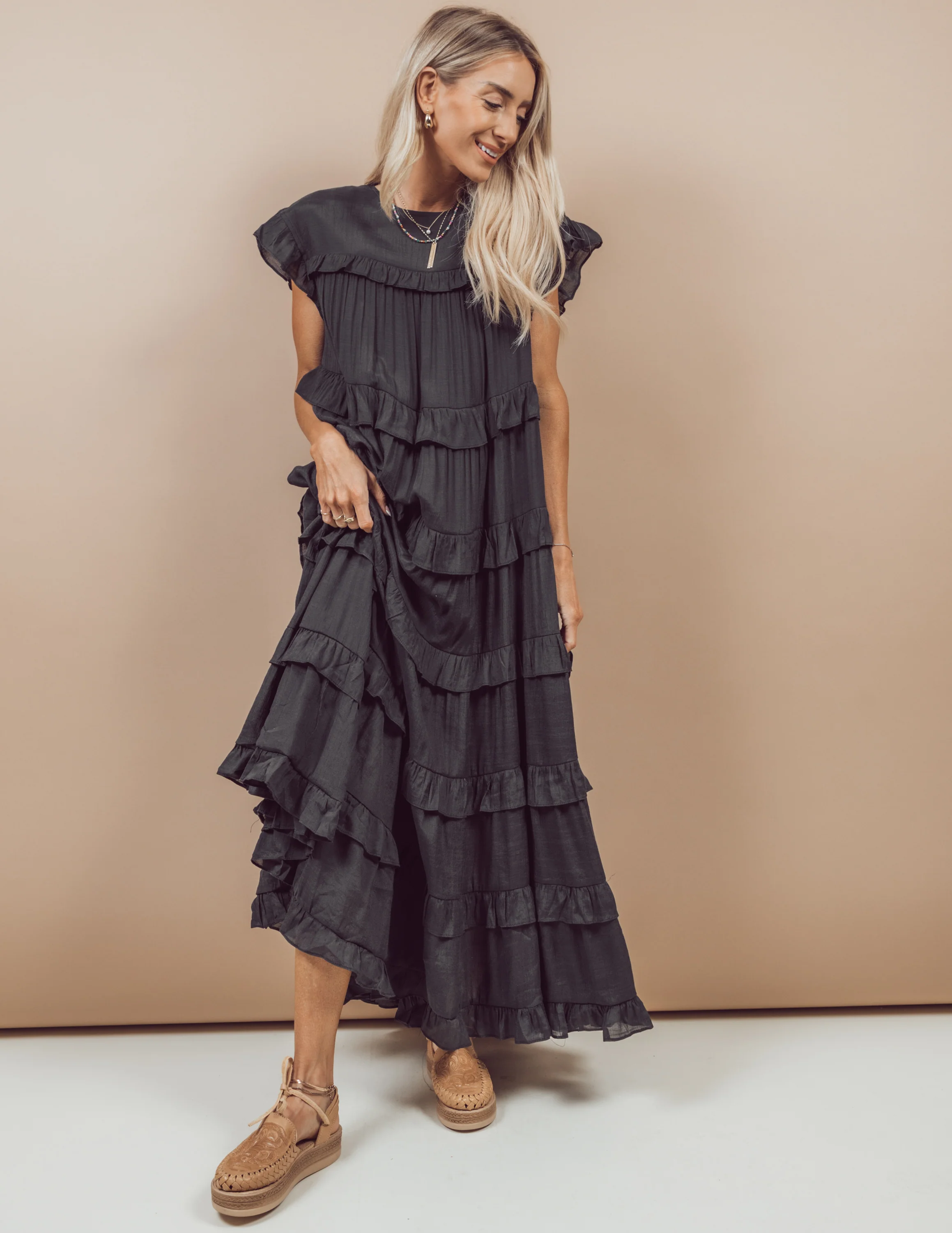 Betty Ruffle Tiered Dress - Image 14
