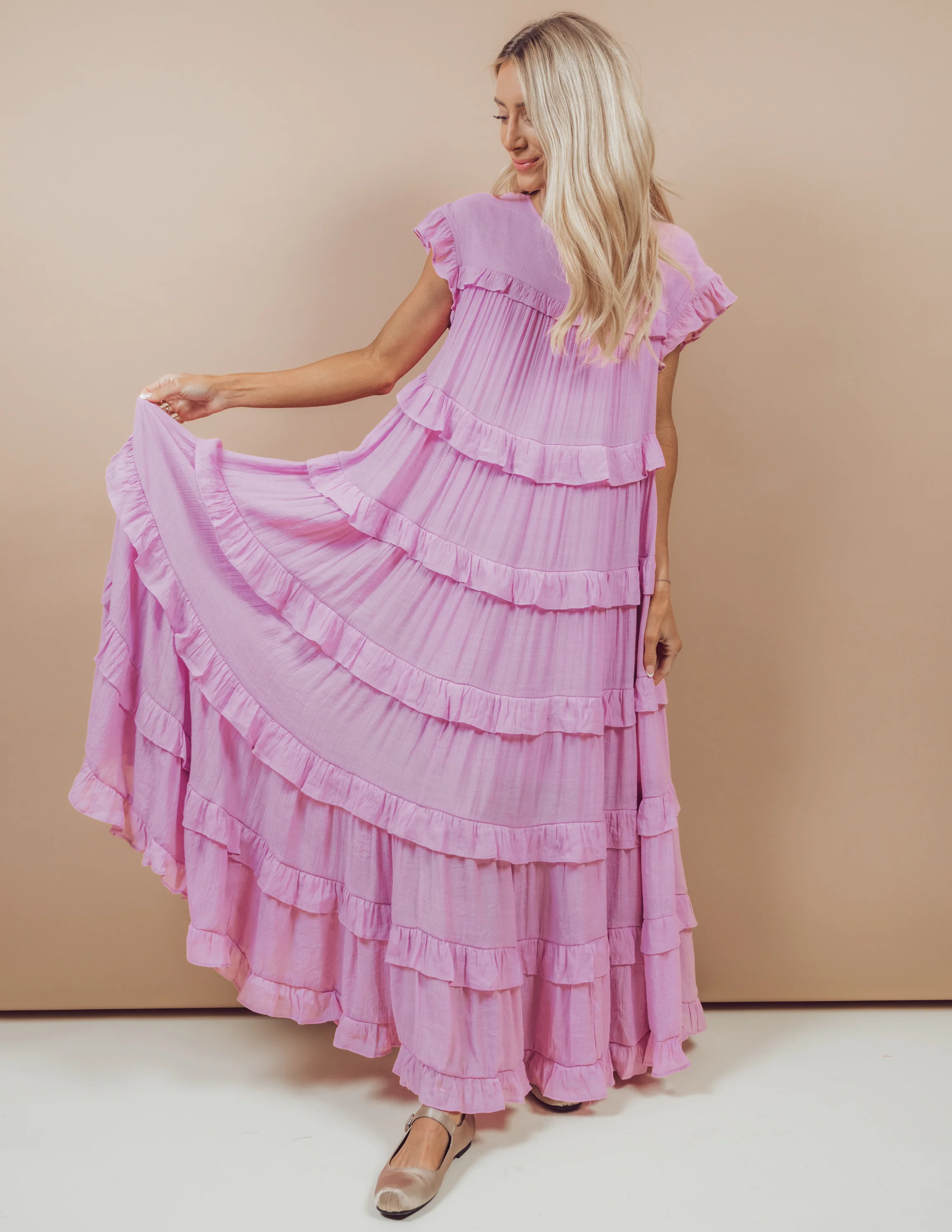 Betty Ruffle Tiered Dress - Image 3