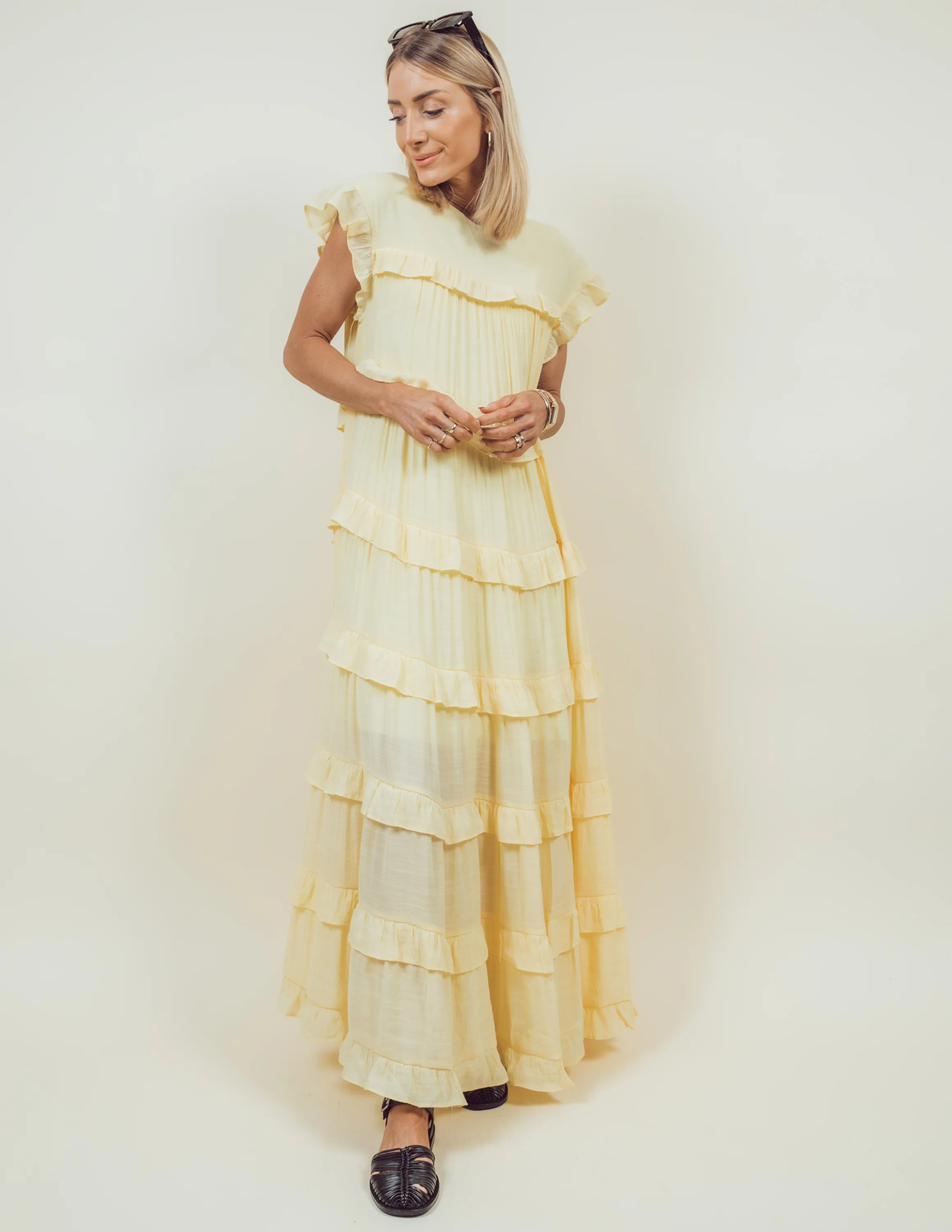 Betty Ruffle Tiered Dress - Image 4