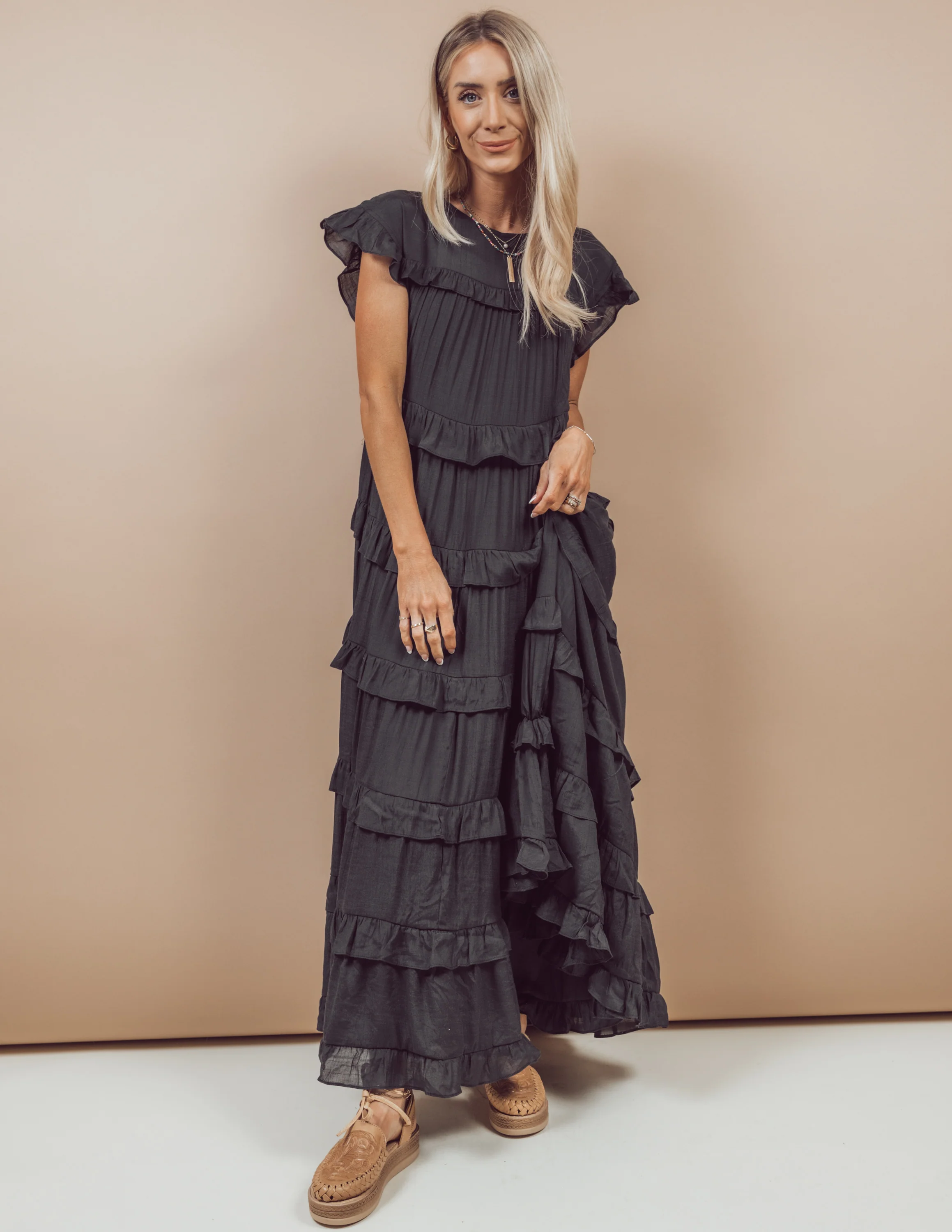 Betty Ruffle Tiered Dress - Image 6