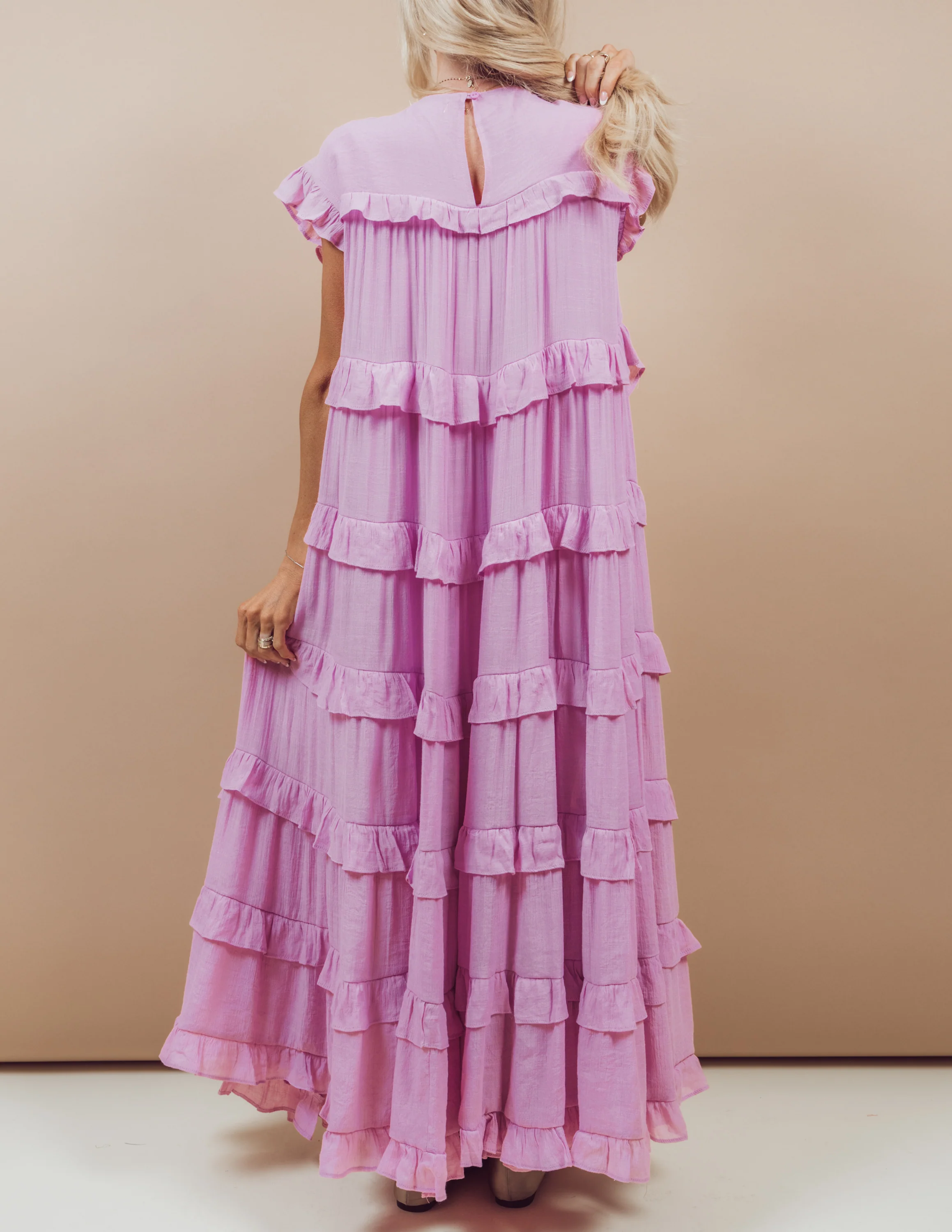 Betty Ruffle Tiered Dress - Image 9