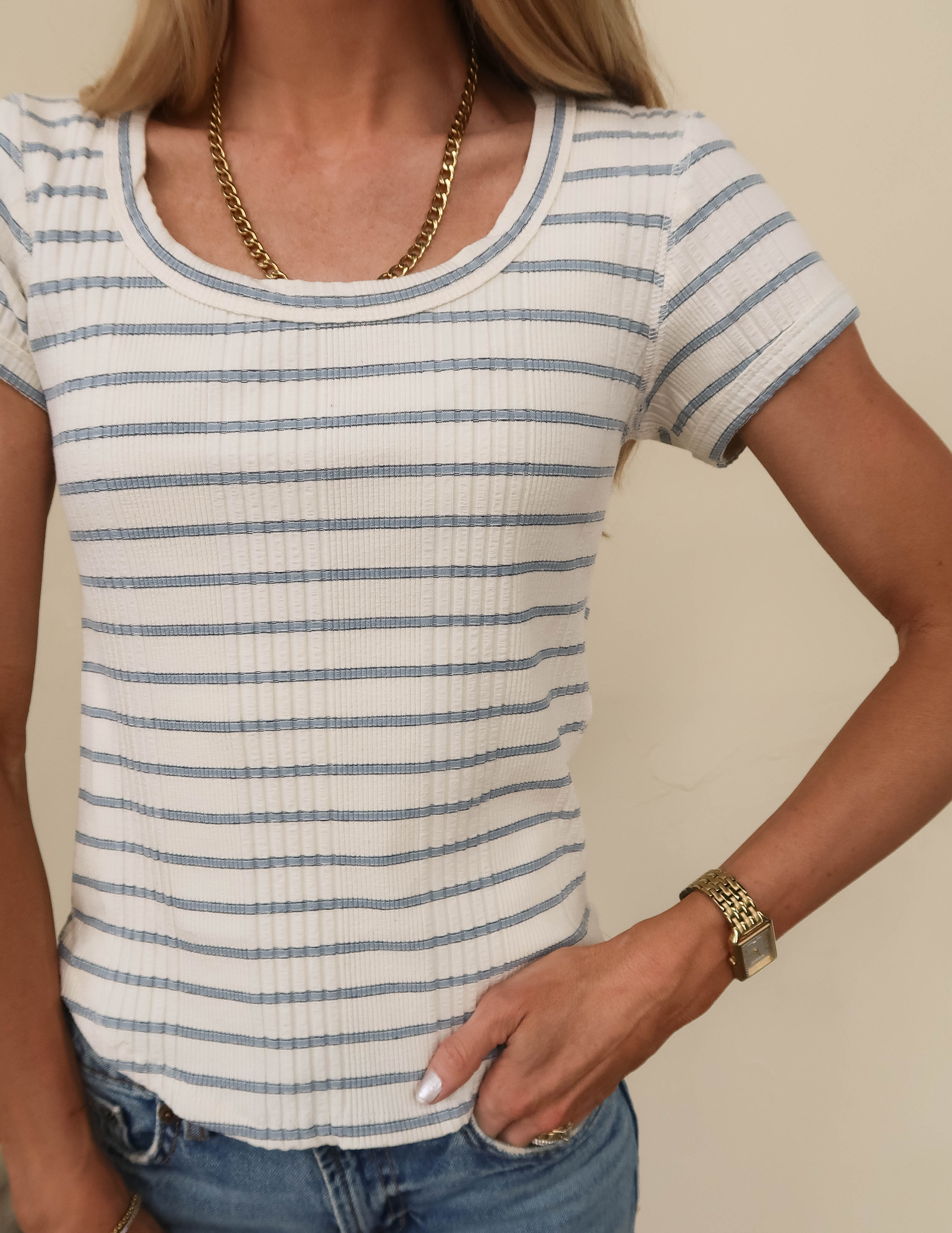 Blakely Striped Top - Image 2