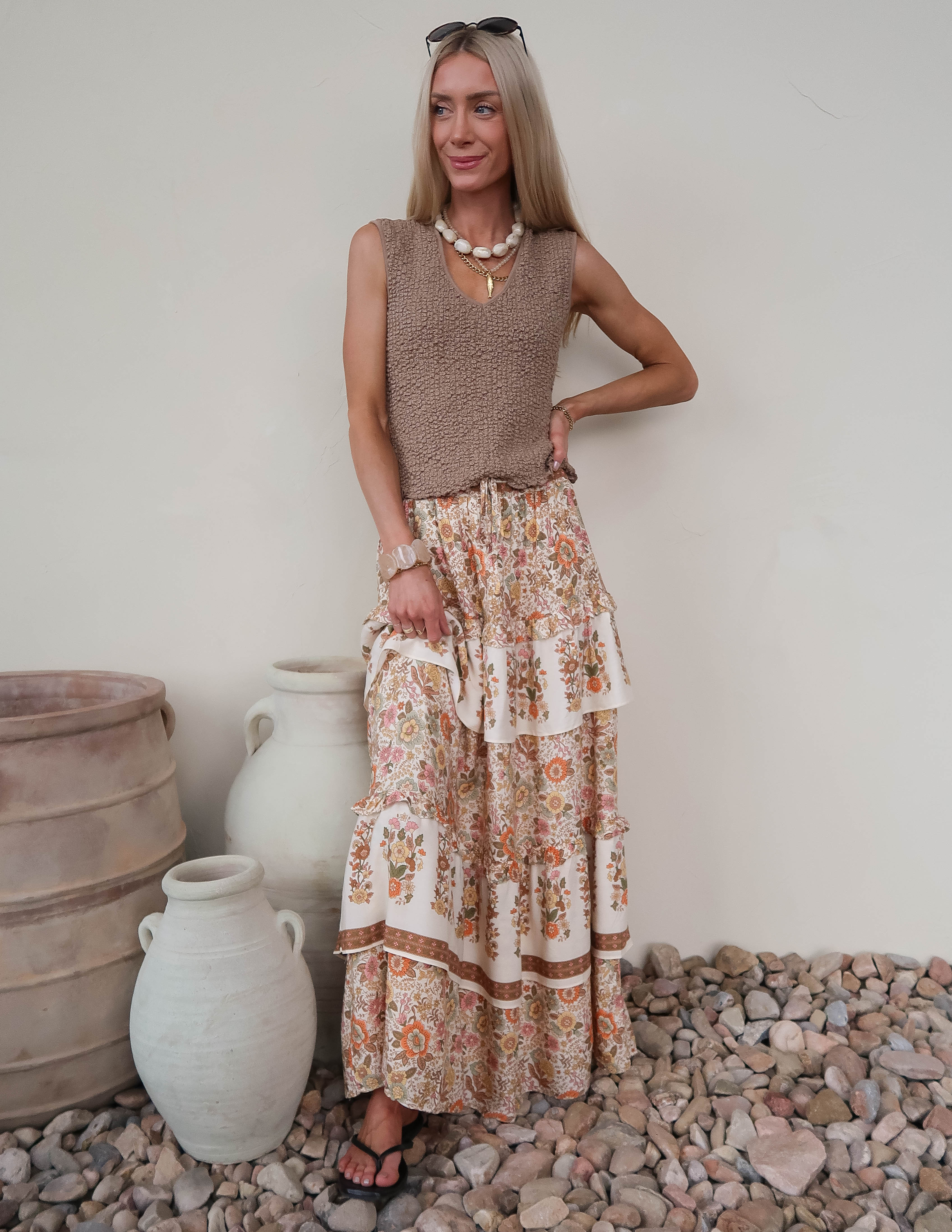 Blu Prairie Tiered Skirt