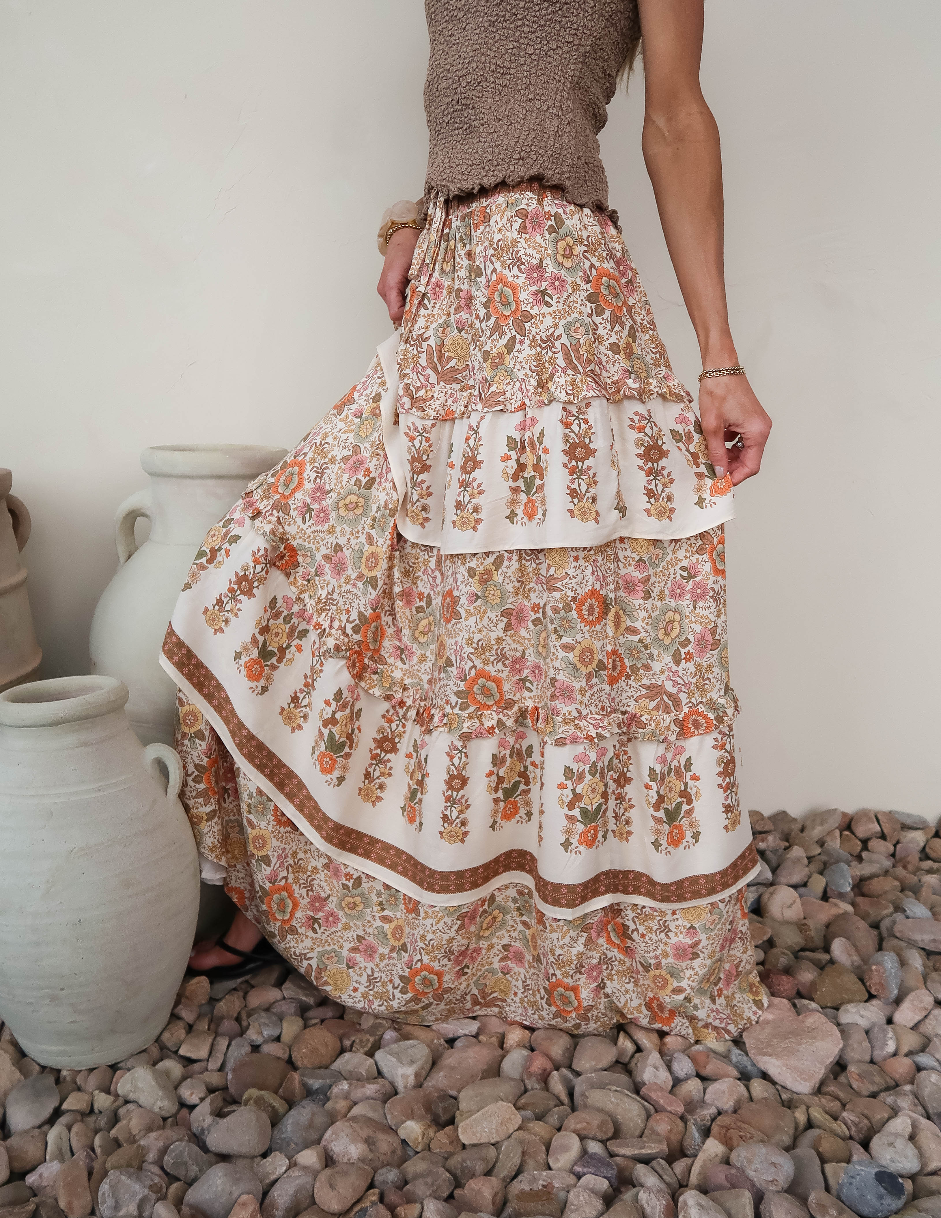 Blu Prairie Tiered Skirt - Image 3