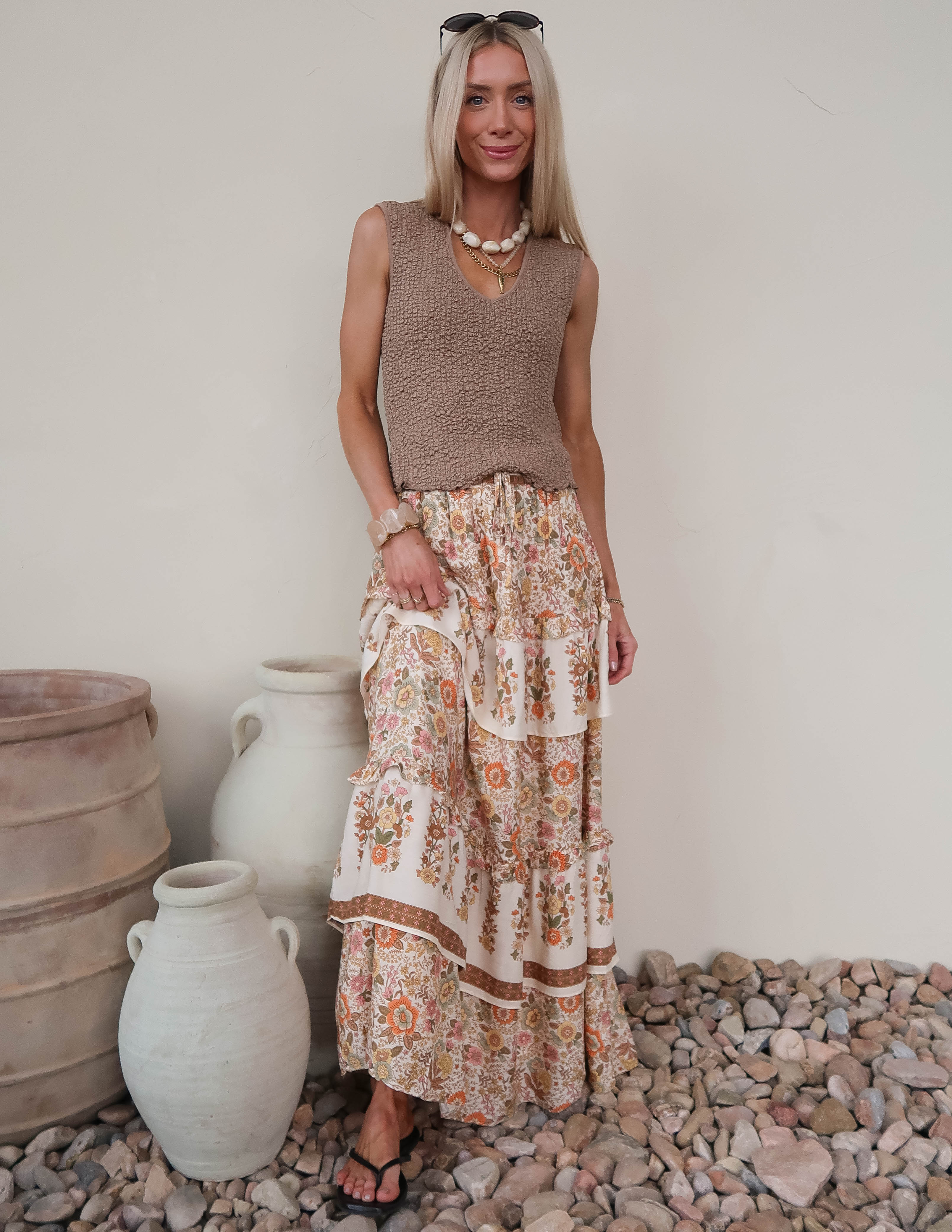 Blu Prairie Tiered Skirt - Image 4