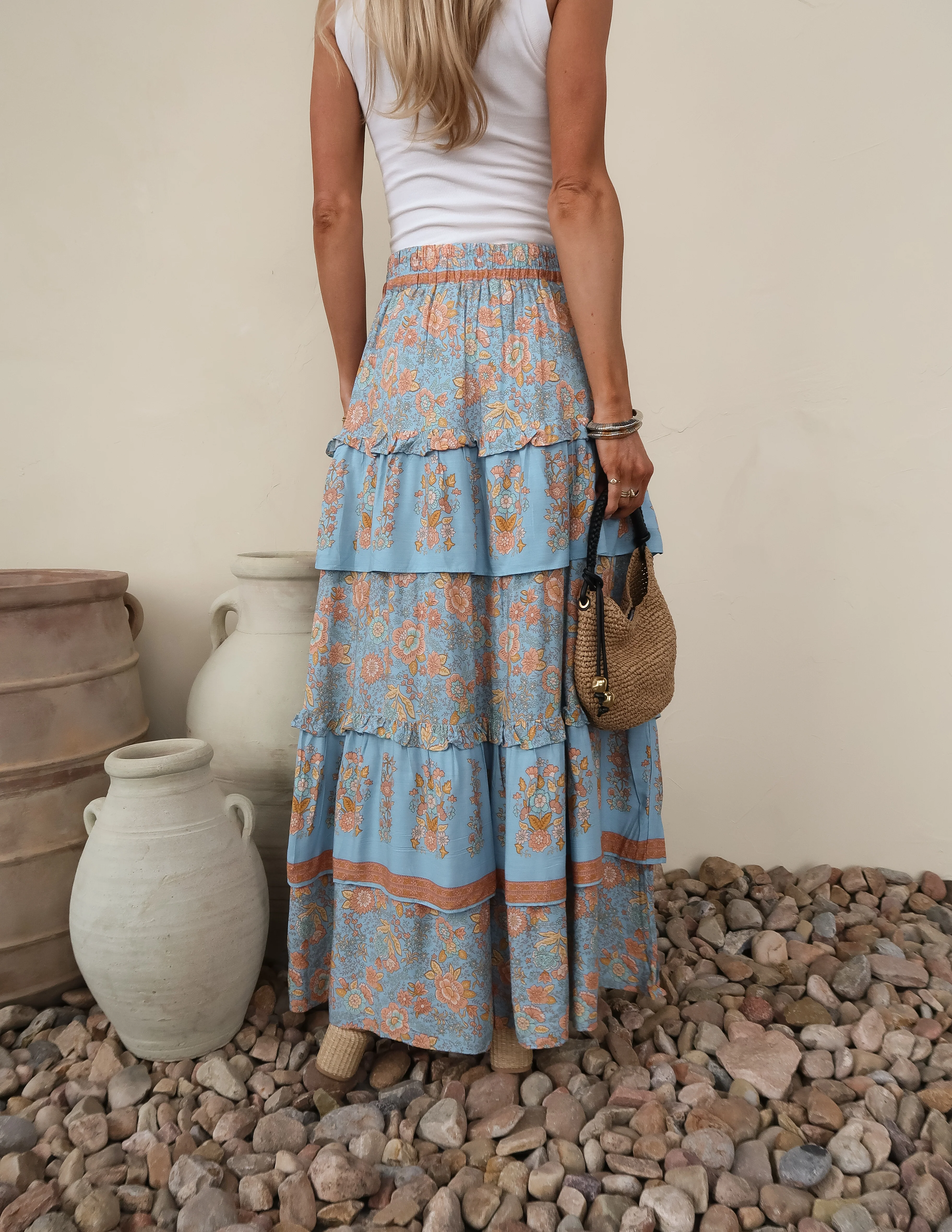 Blu Prairie Tiered Skirt - Image 9