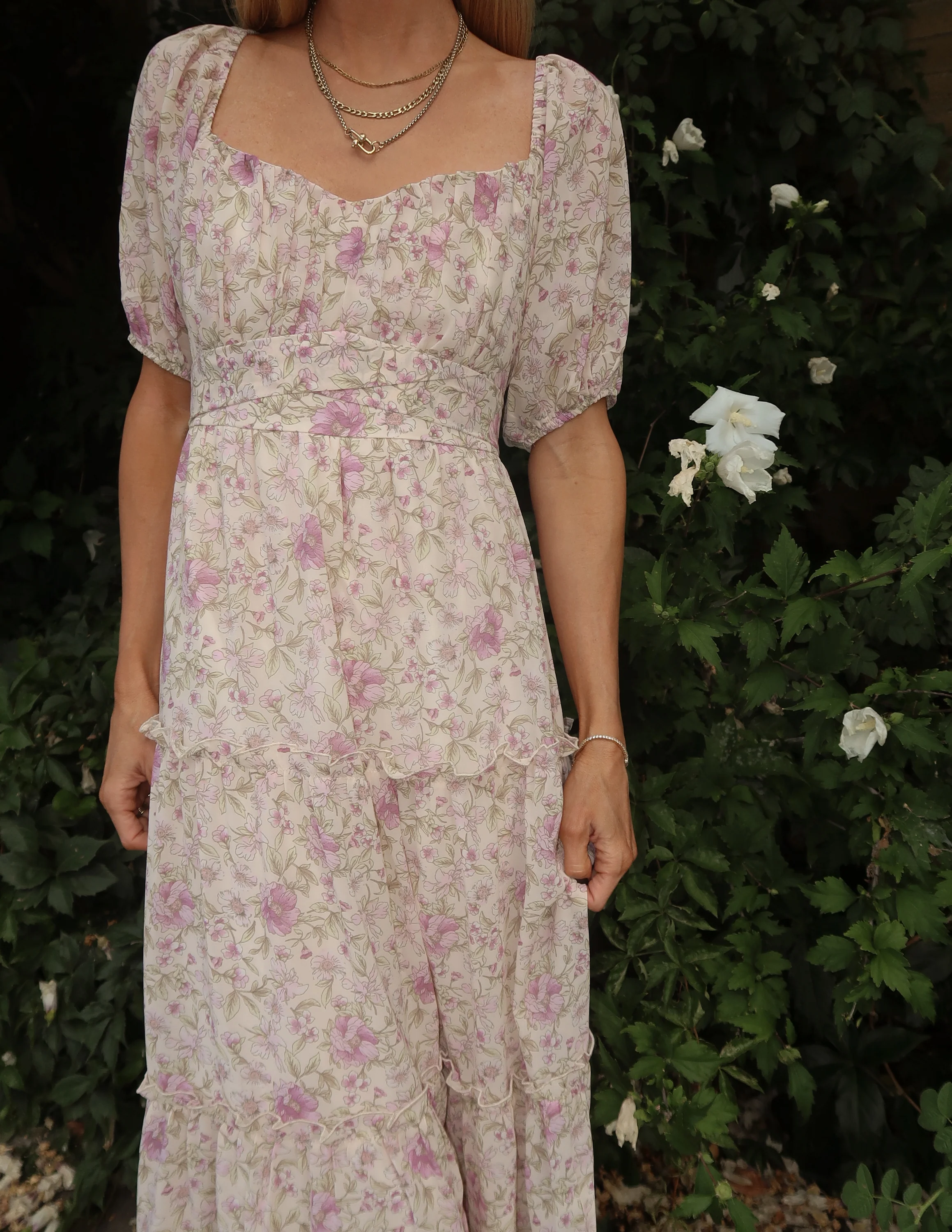 Blush Daydream Floral Dress - Image 4