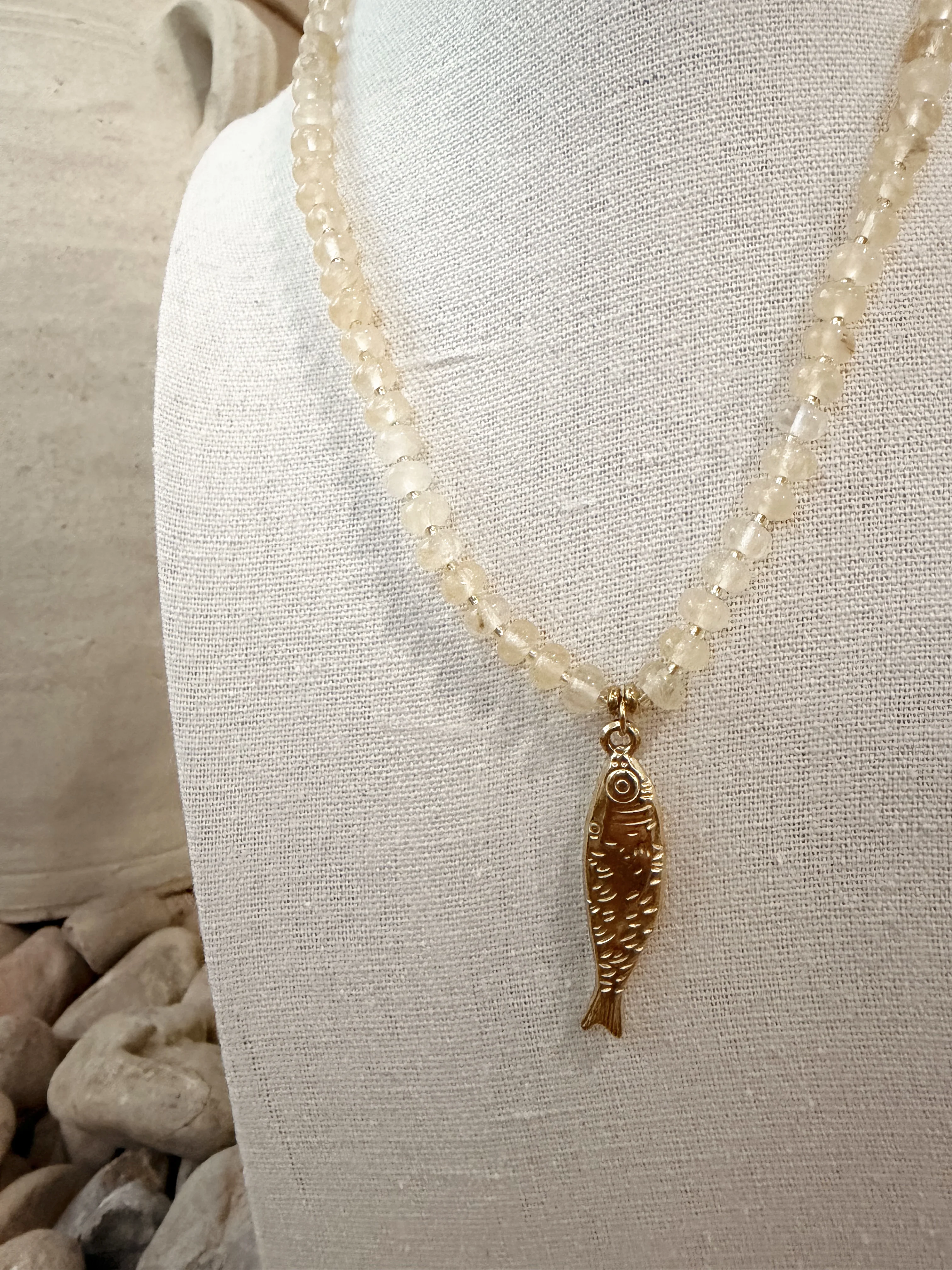 Bora Bora Beaded Fish Necklace - Image 4