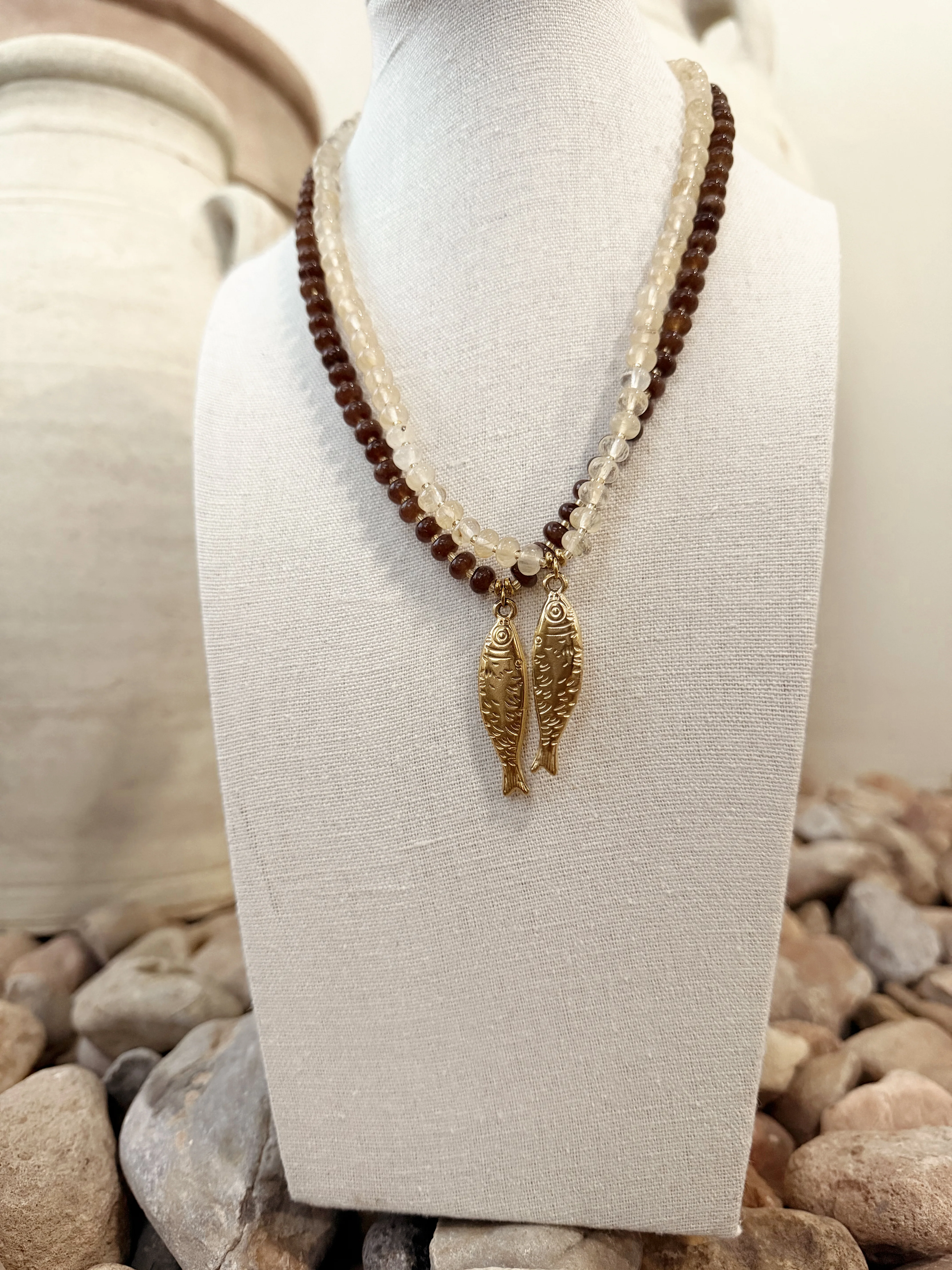 Bora Bora Beaded Fish Necklace - Image 5