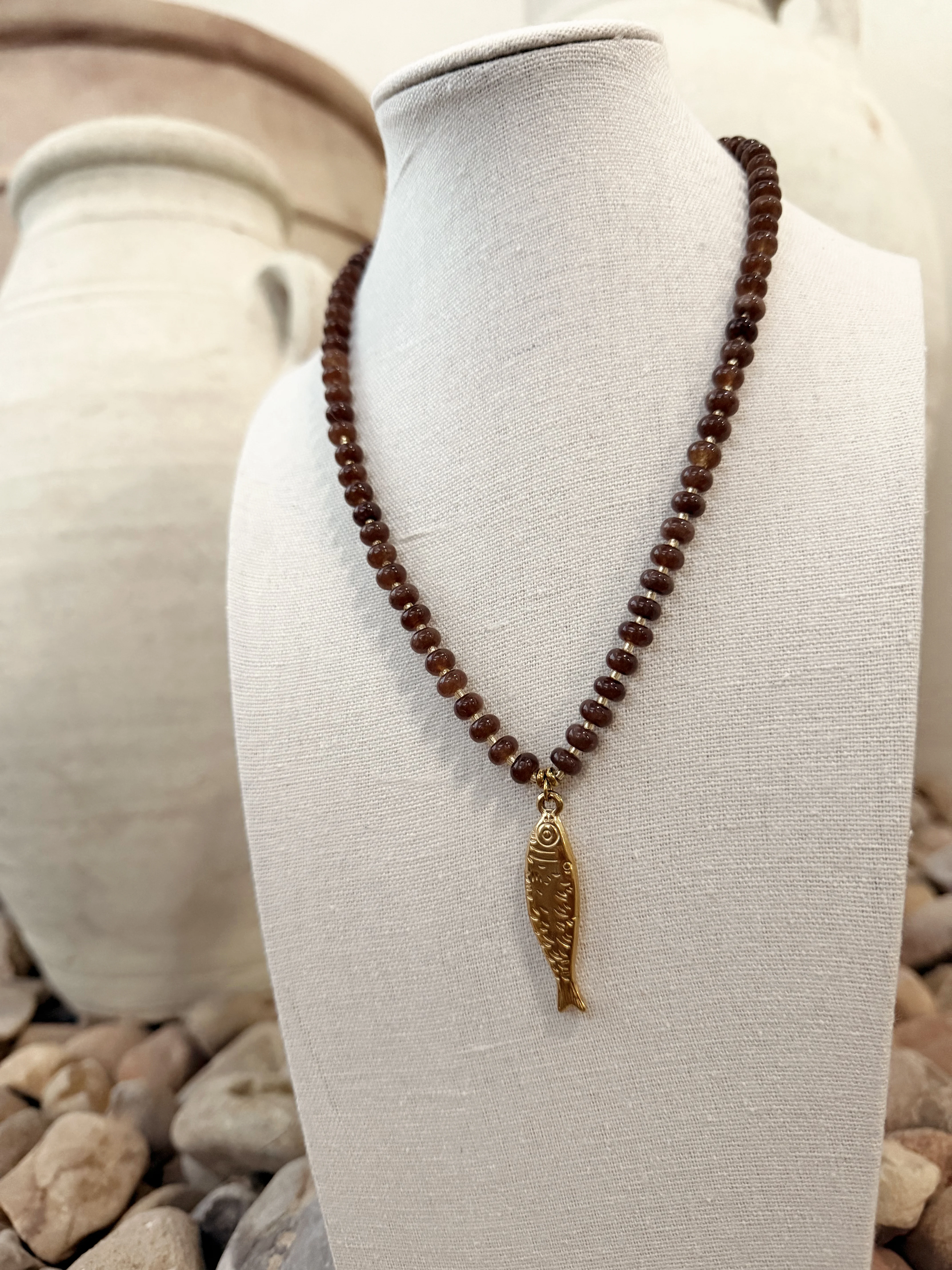 Bora Bora Beaded Fish Necklace - Image 6