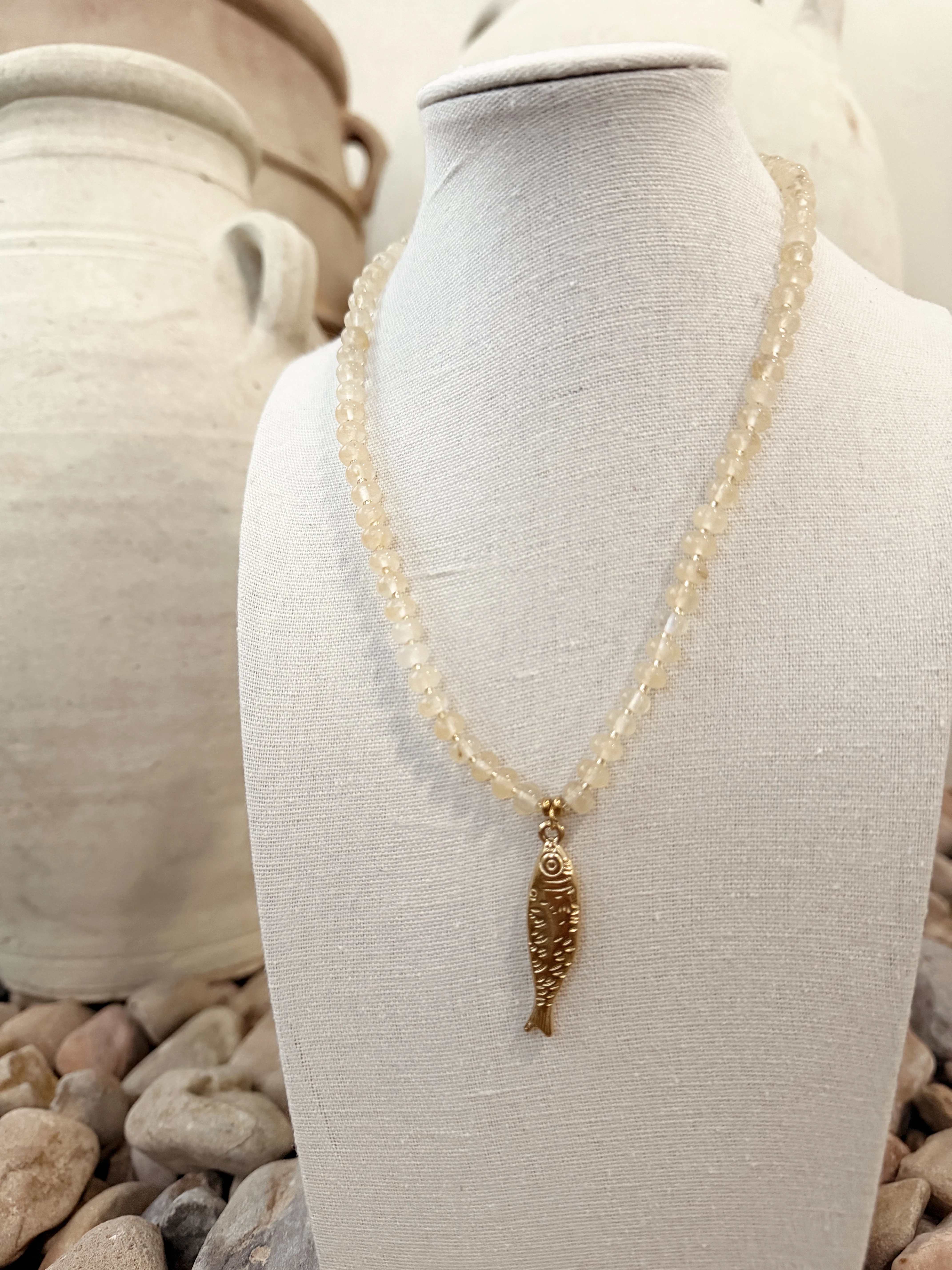 Bora Bora Beaded Fish Necklace - Image 7