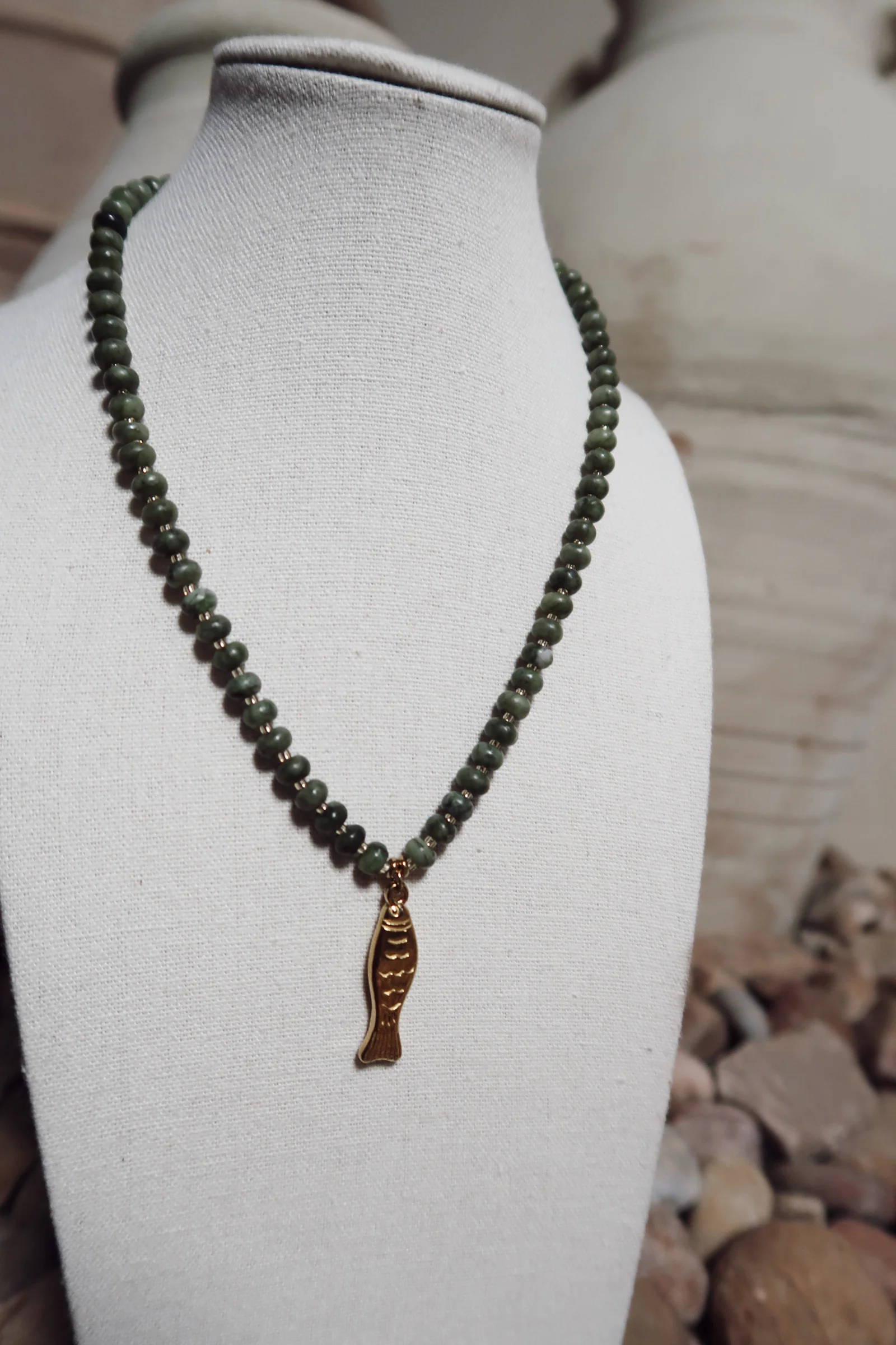 Bora Bora Beaded Fish Necklace - Image 8