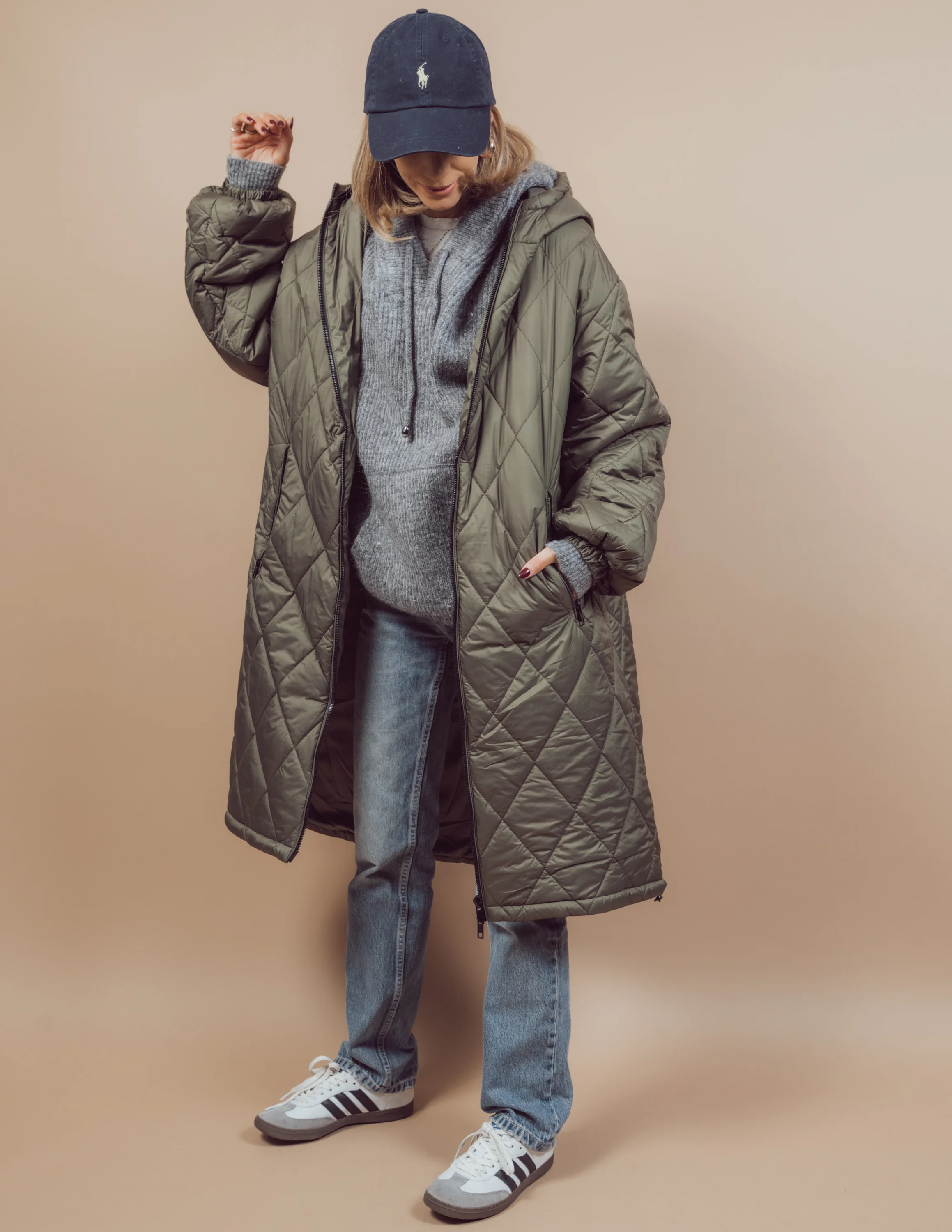 Brooklyn Longline Quilted Jacket - Image 13