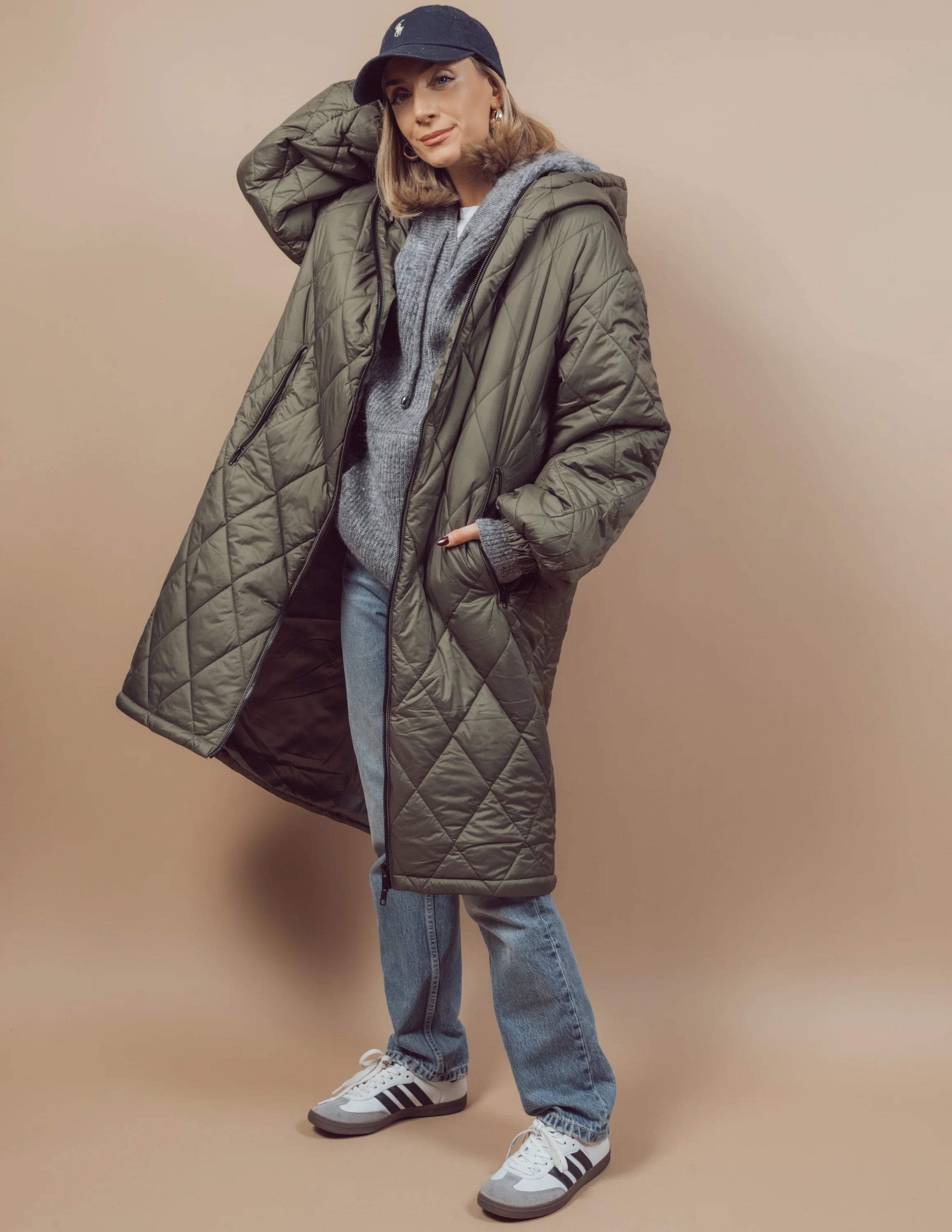 Brooklyn Longline Quilted Jacket - Image 14