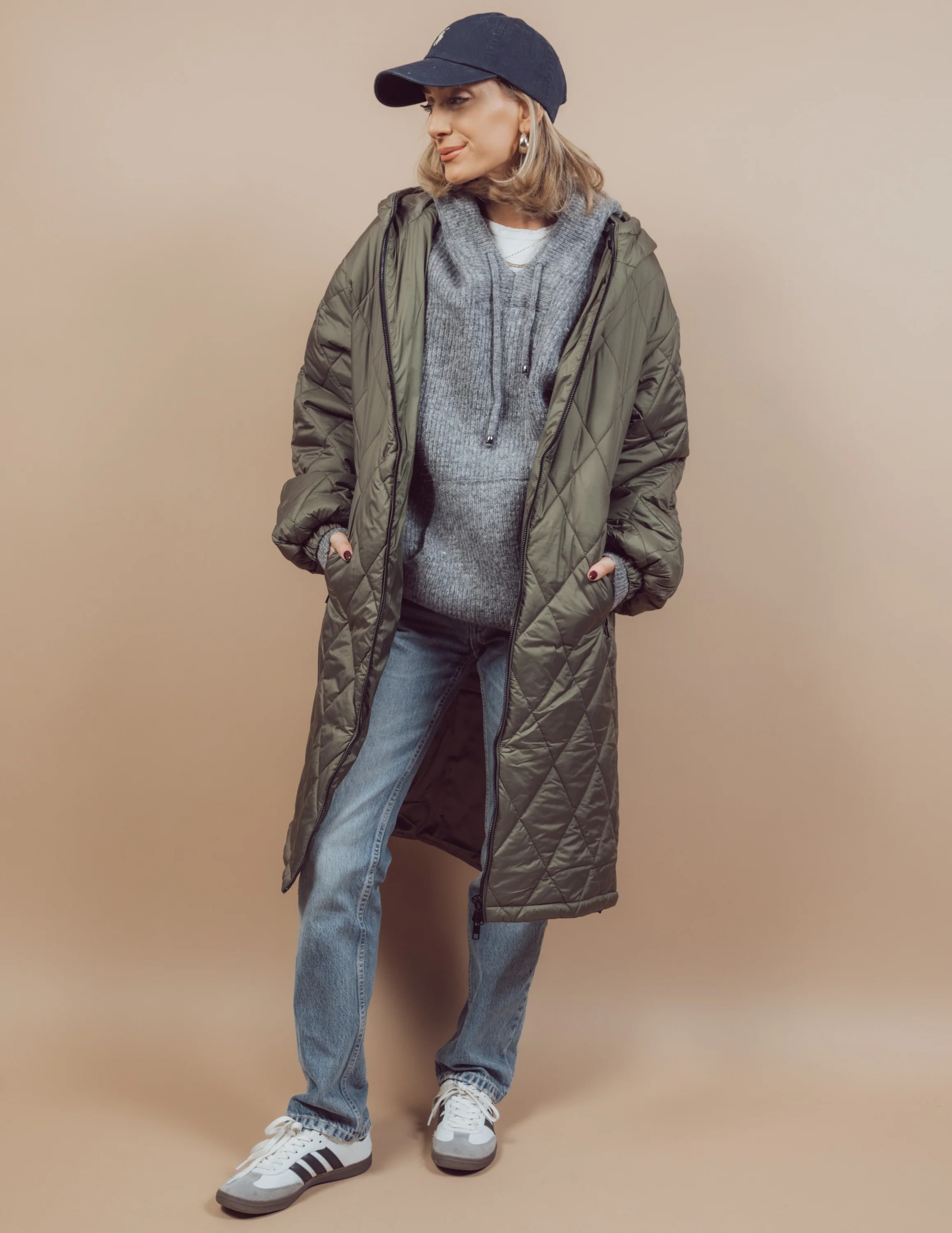 Brooklyn Longline Quilted Jacket - Image 3