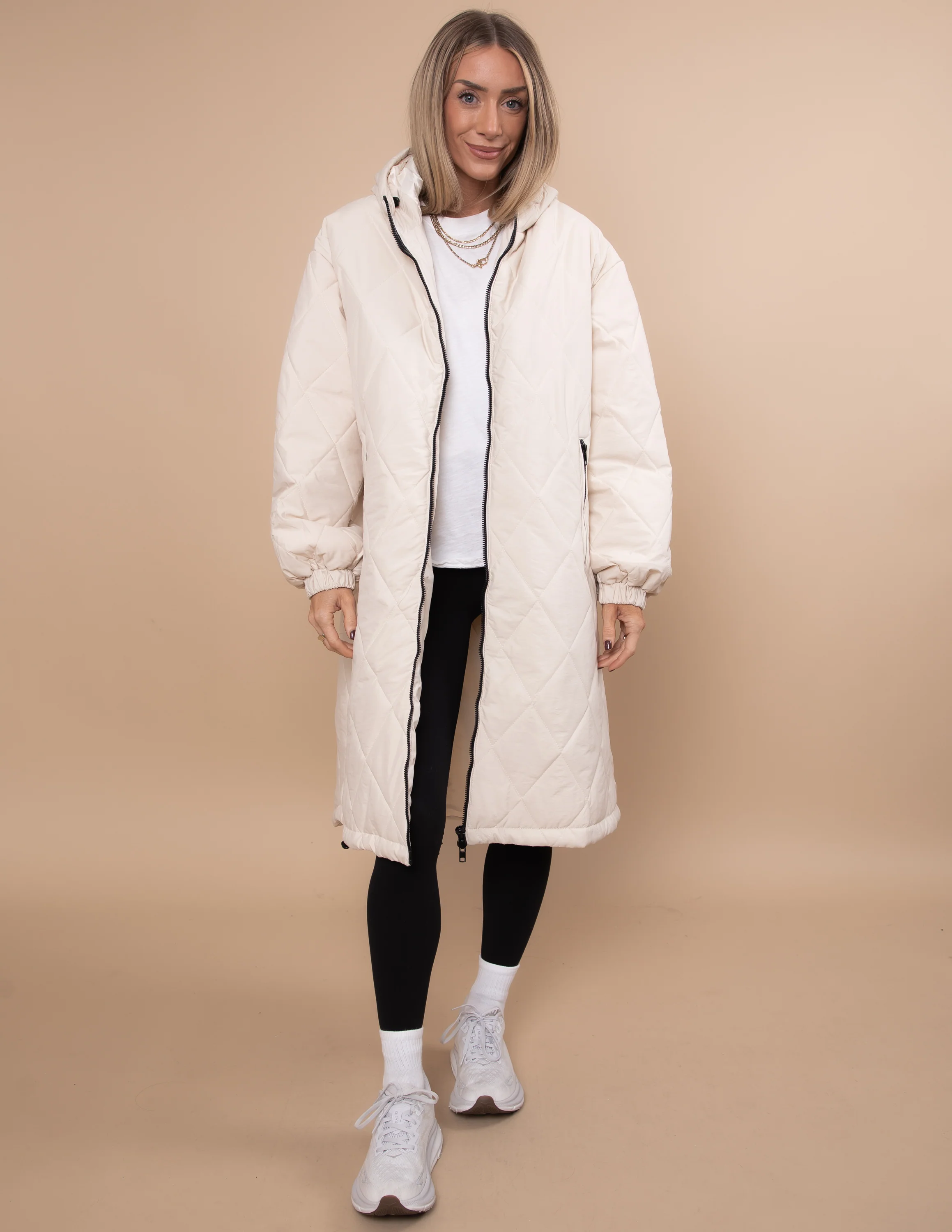 Brooklyn Longline Quilted Jacket - Image 4