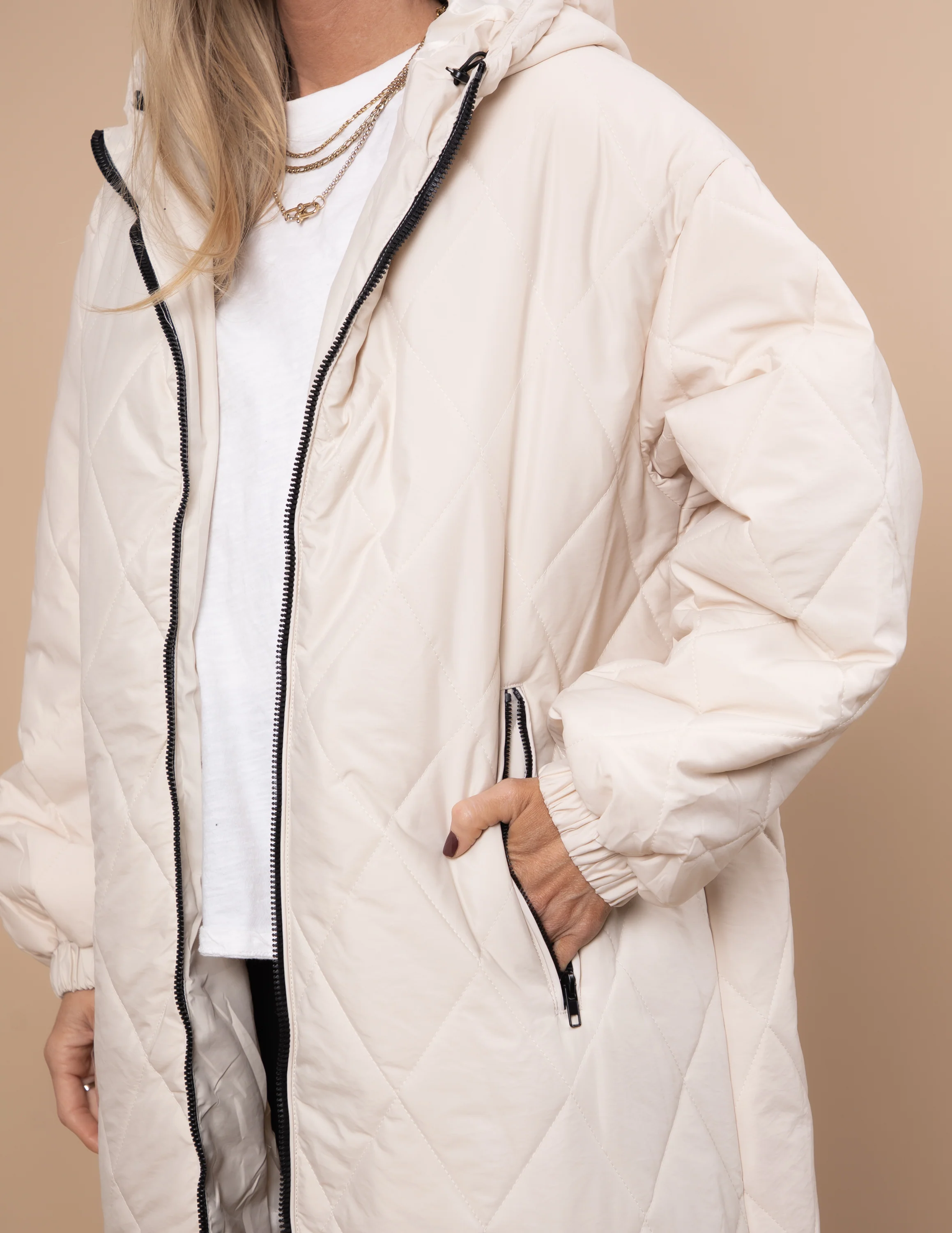 Brooklyn Longline Quilted Jacket - Image 5