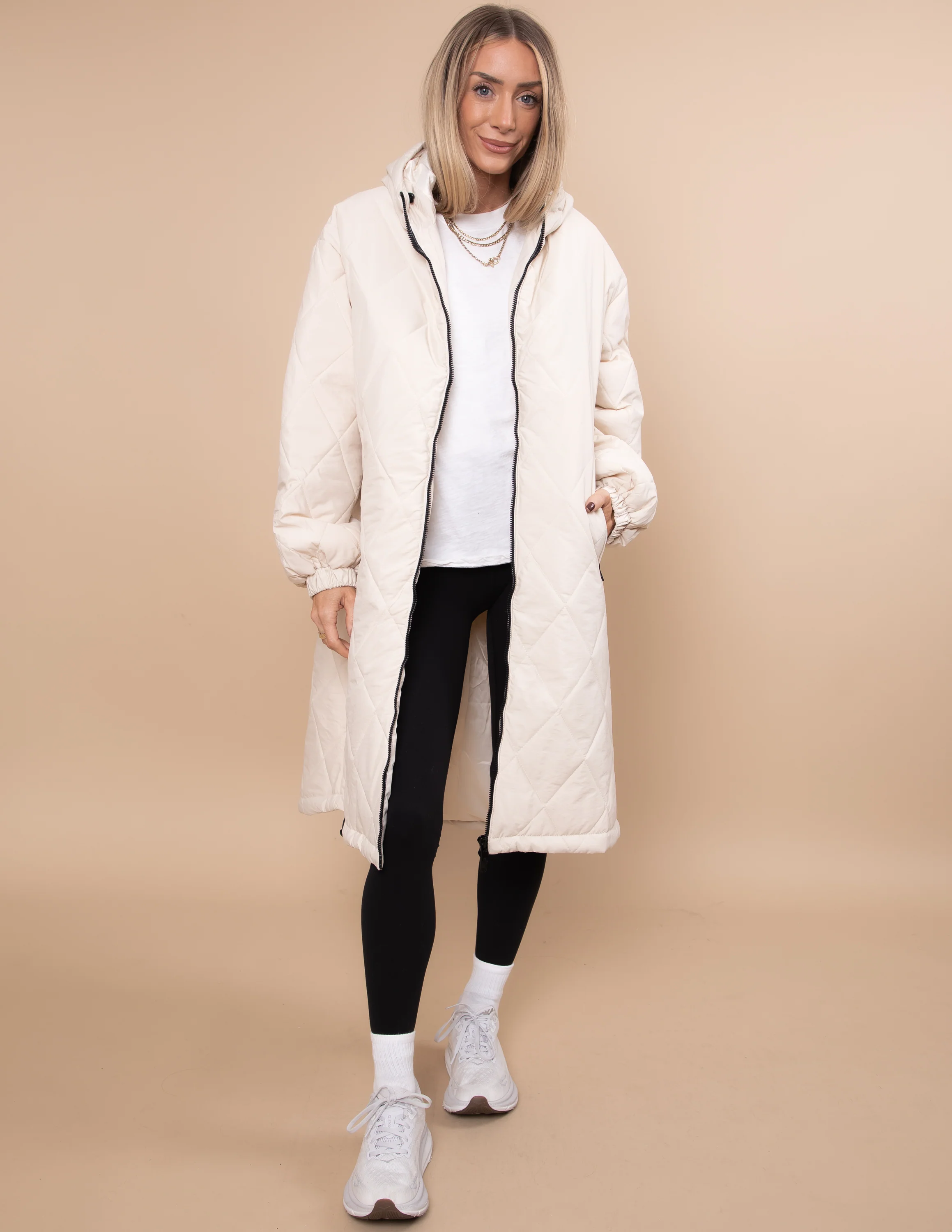 Brooklyn Longline Quilted Jacket - Image 7