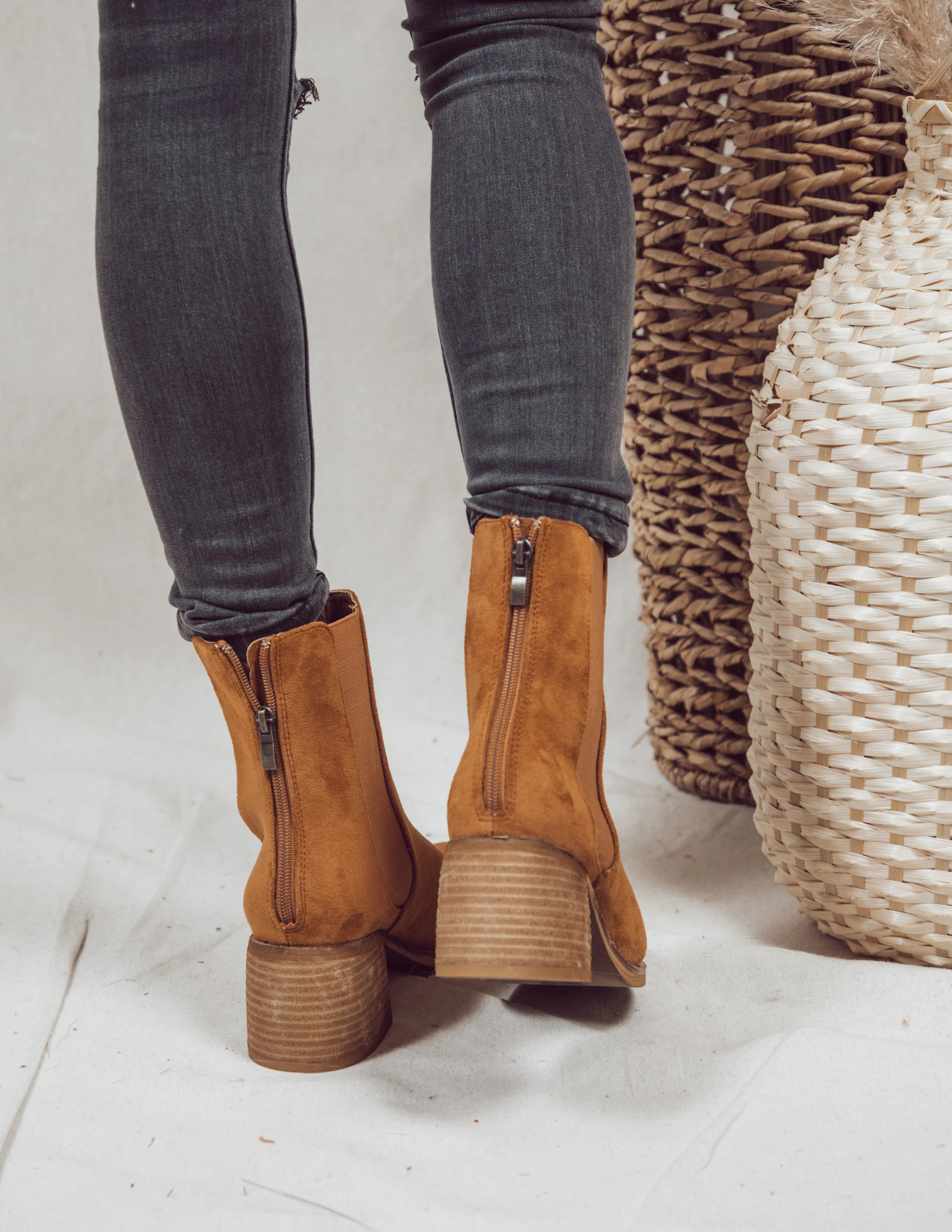 Bruno Suede Booties - Image 3