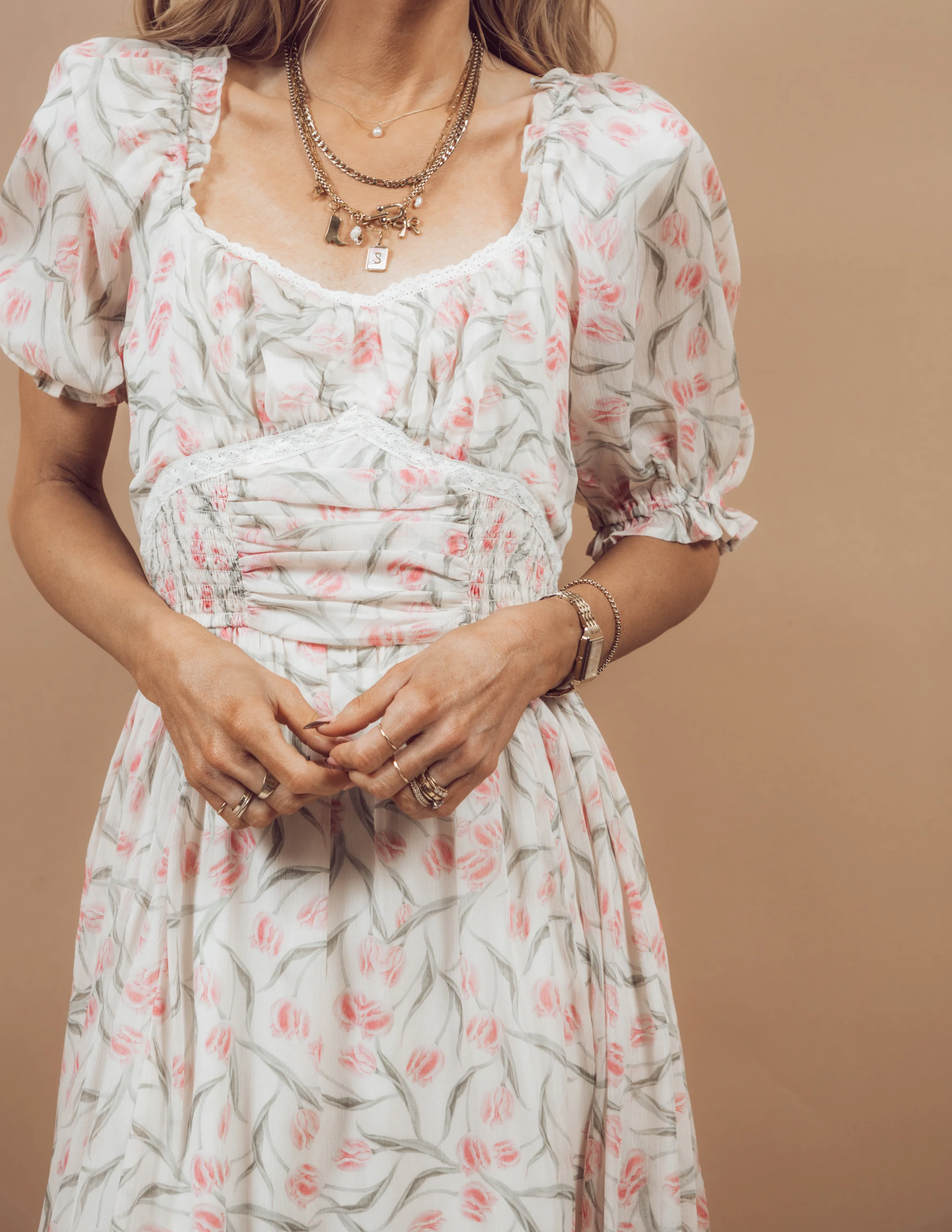 Callie Floral Dress - Image 3