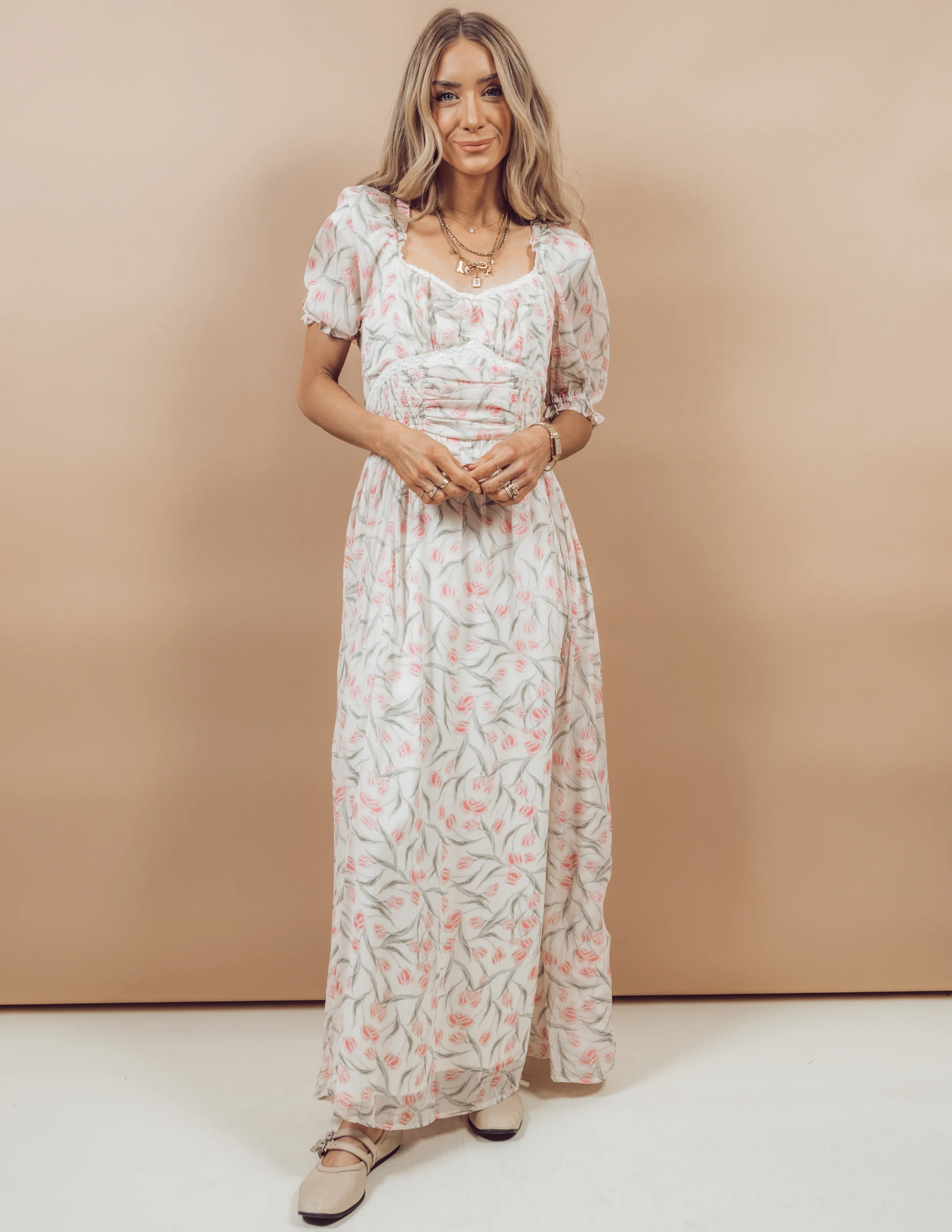 Callie Floral Dress - Image 5
