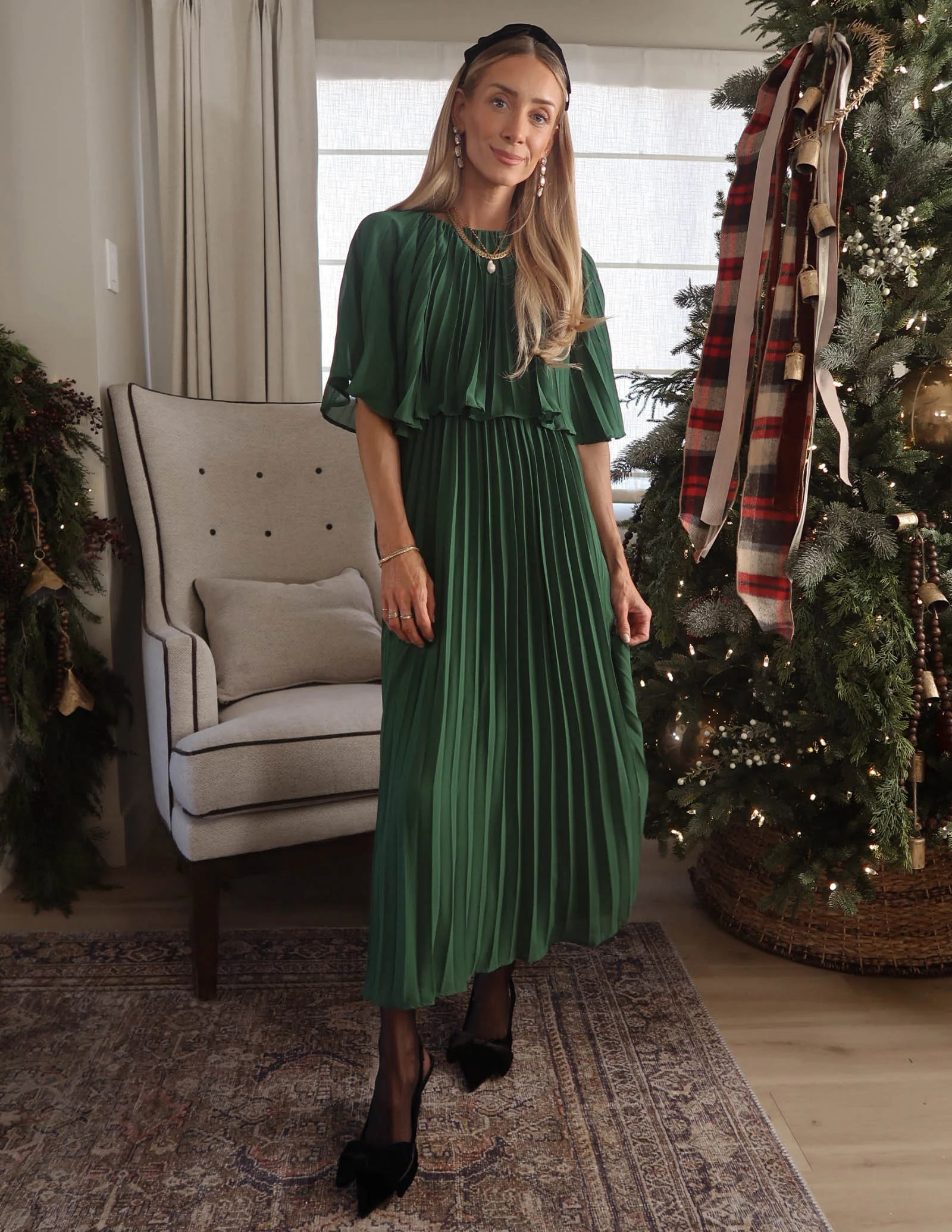 Charlotte Pleated Dress - Image 11