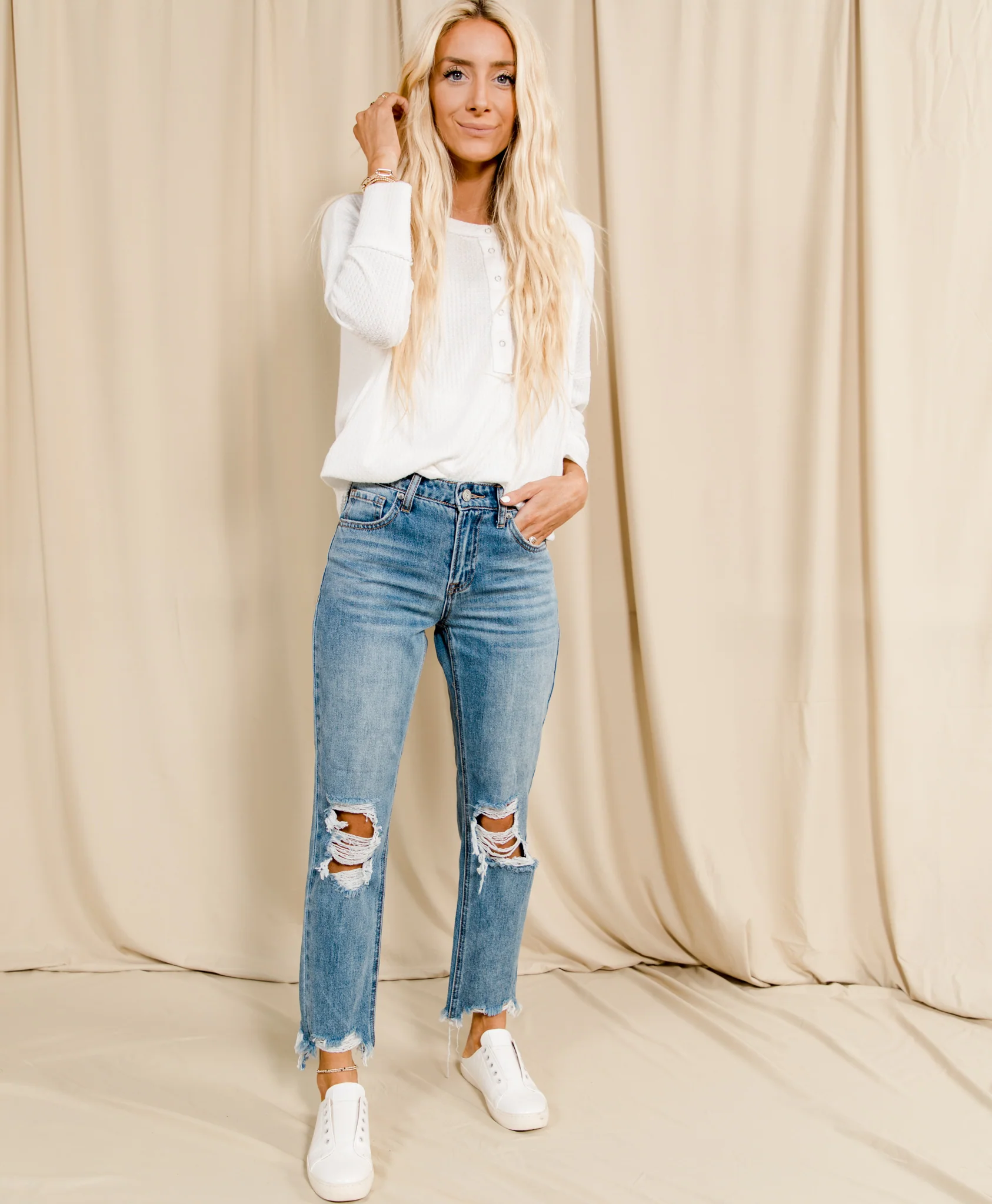 Chicago Distressed Denim - Image 15