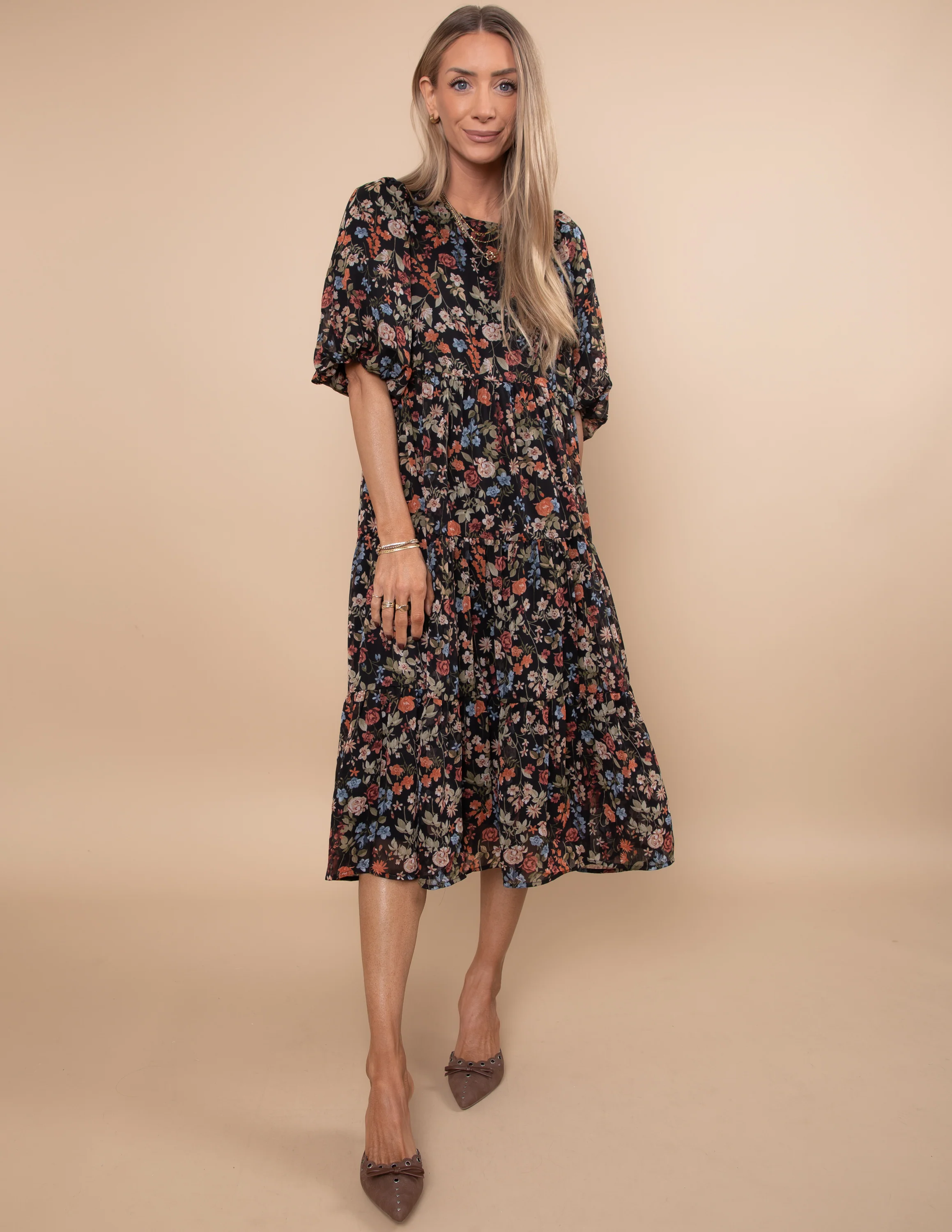 Cinthia Floral Midi Dress - Image 3