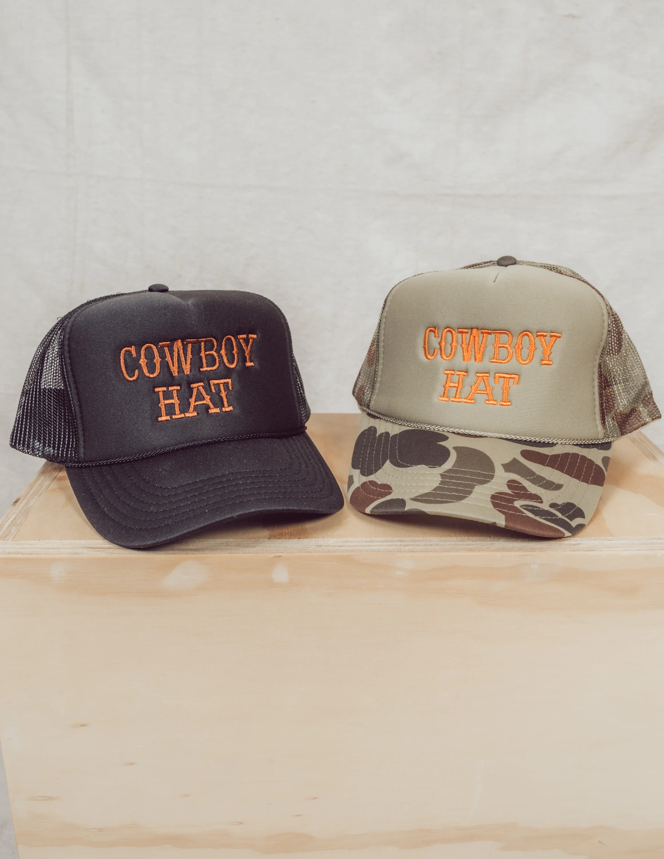 "Cowboy Hat" Embroidered Trucker Hat - Image 12