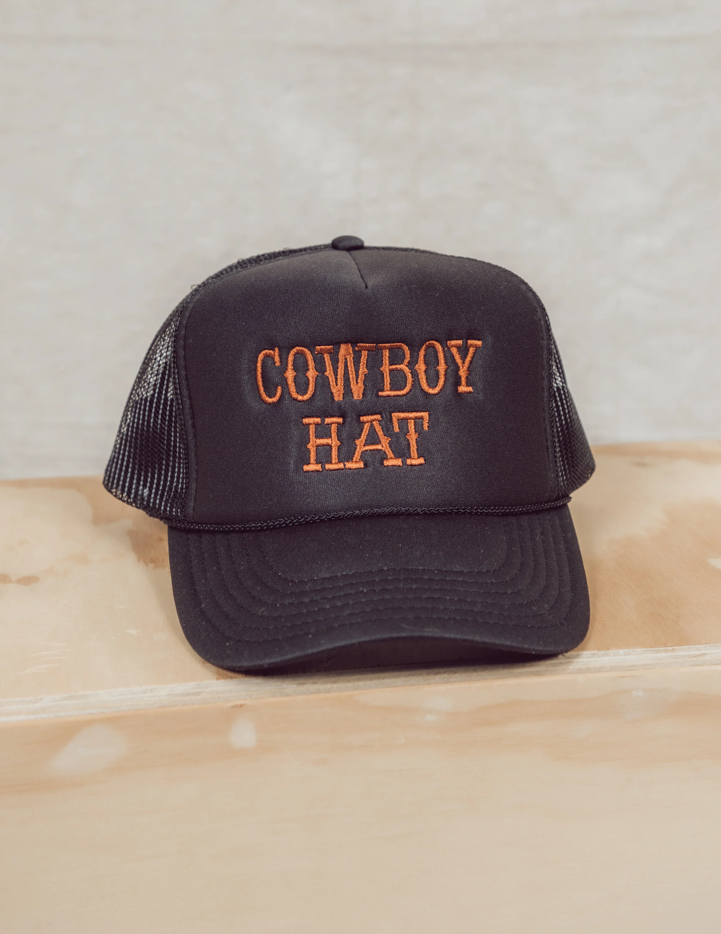 "Cowboy Hat" Embroidered Trucker Hat - Image 6