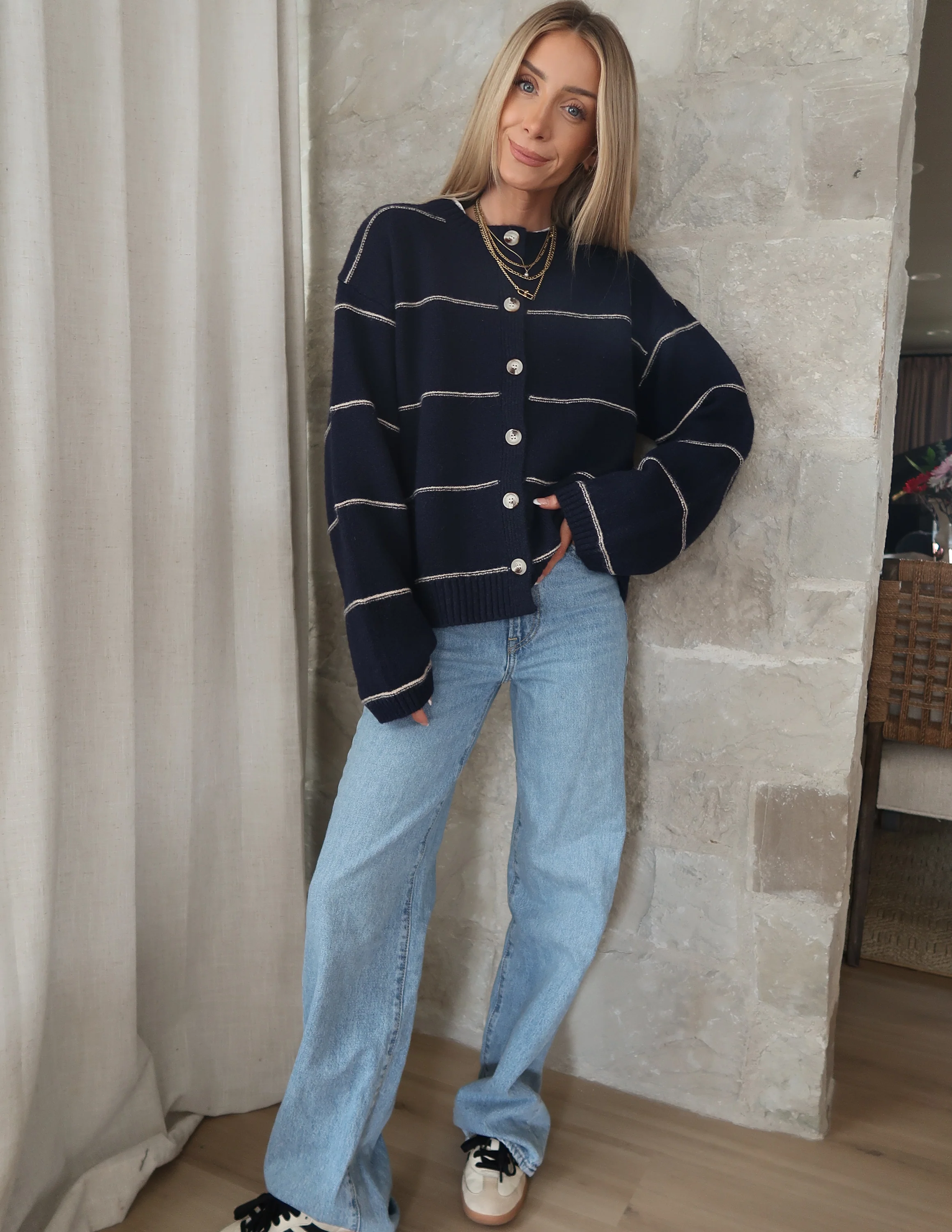 Danny Striped Cardigan - Image 2