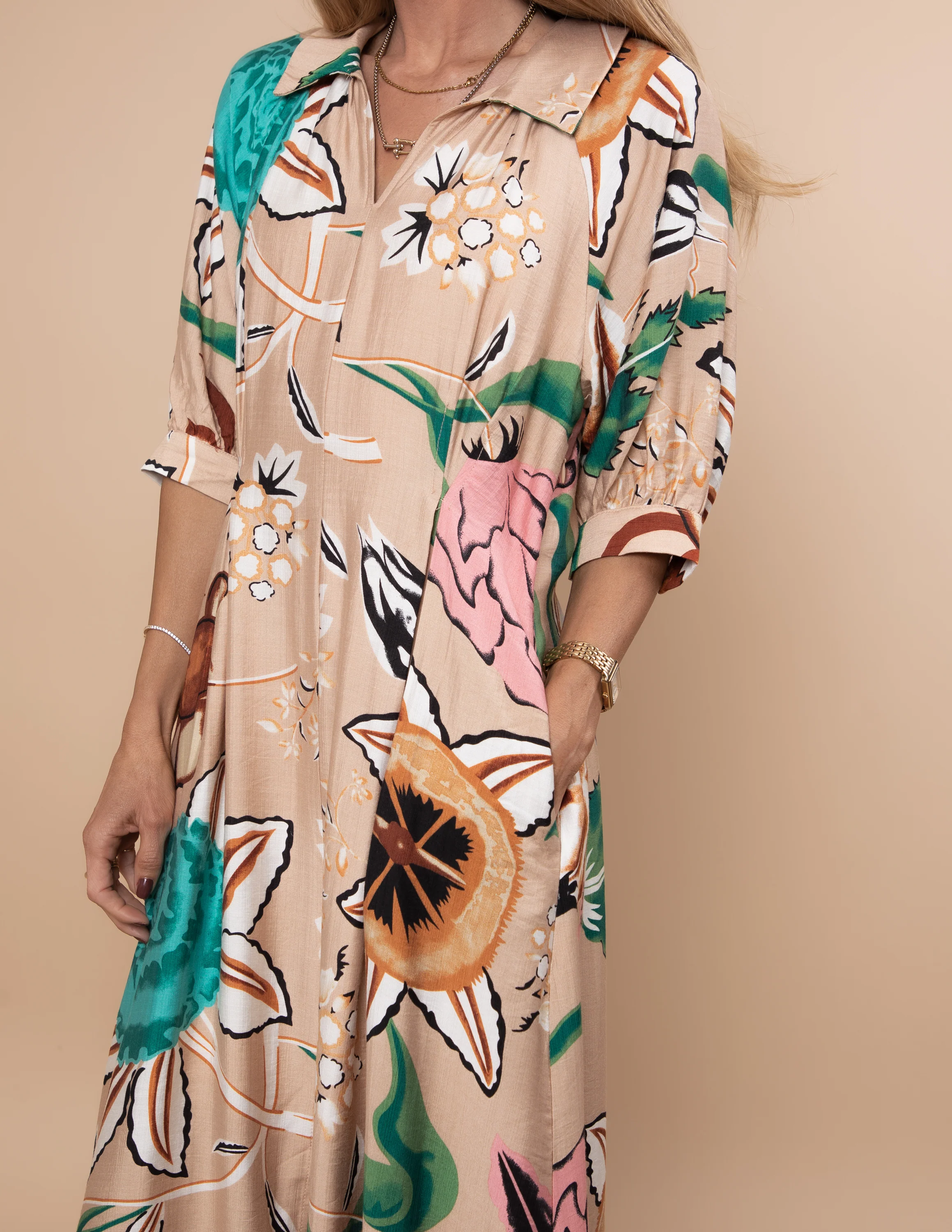 Desert Garden Midi Dress - Image 3