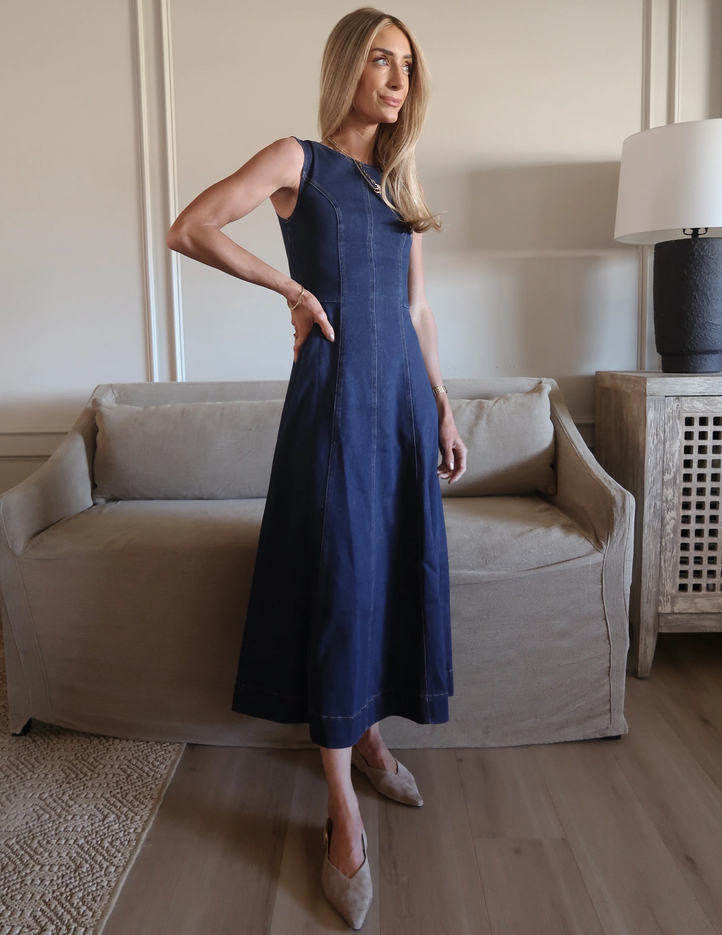District Denim Dress - Image 6