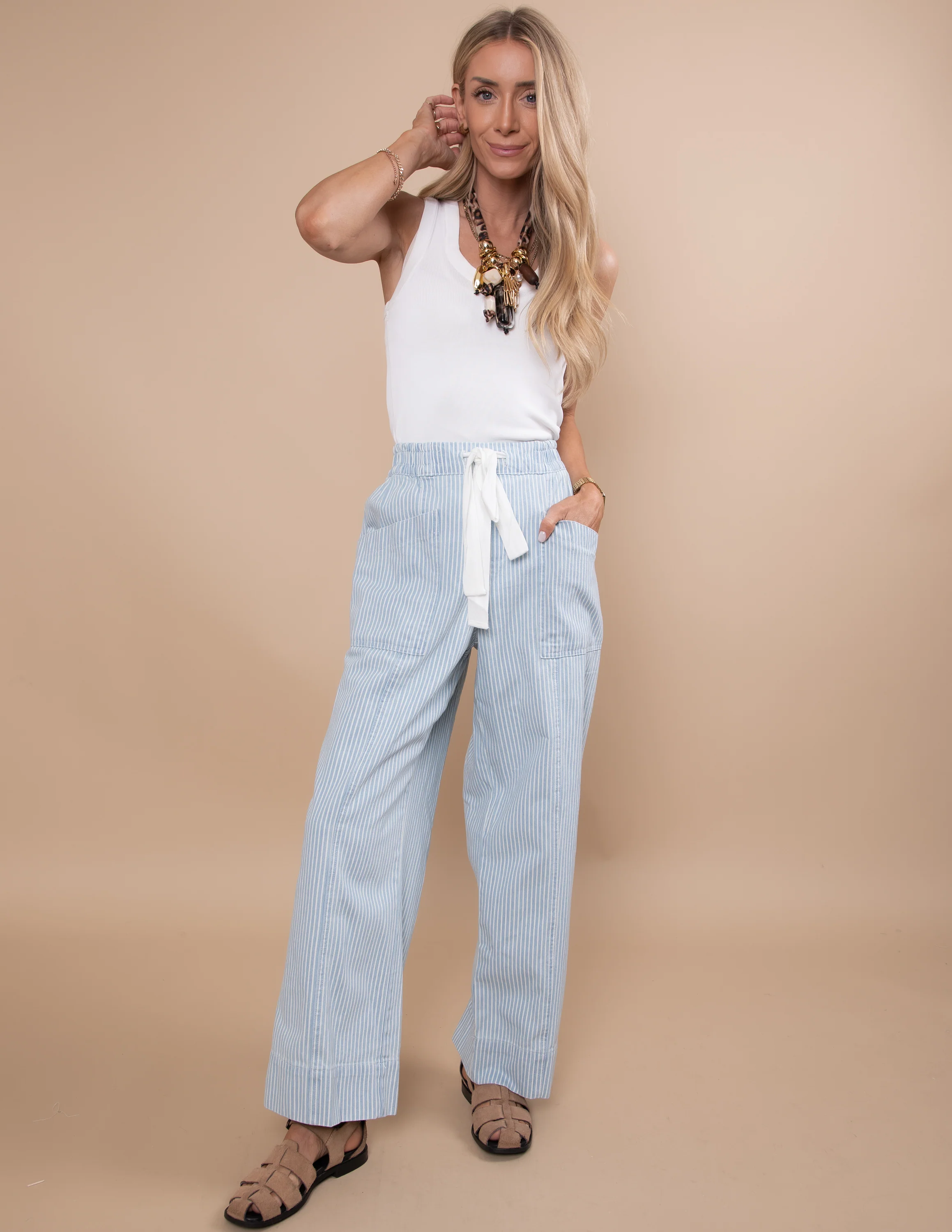 Dylan Stripe Pants - Image 5