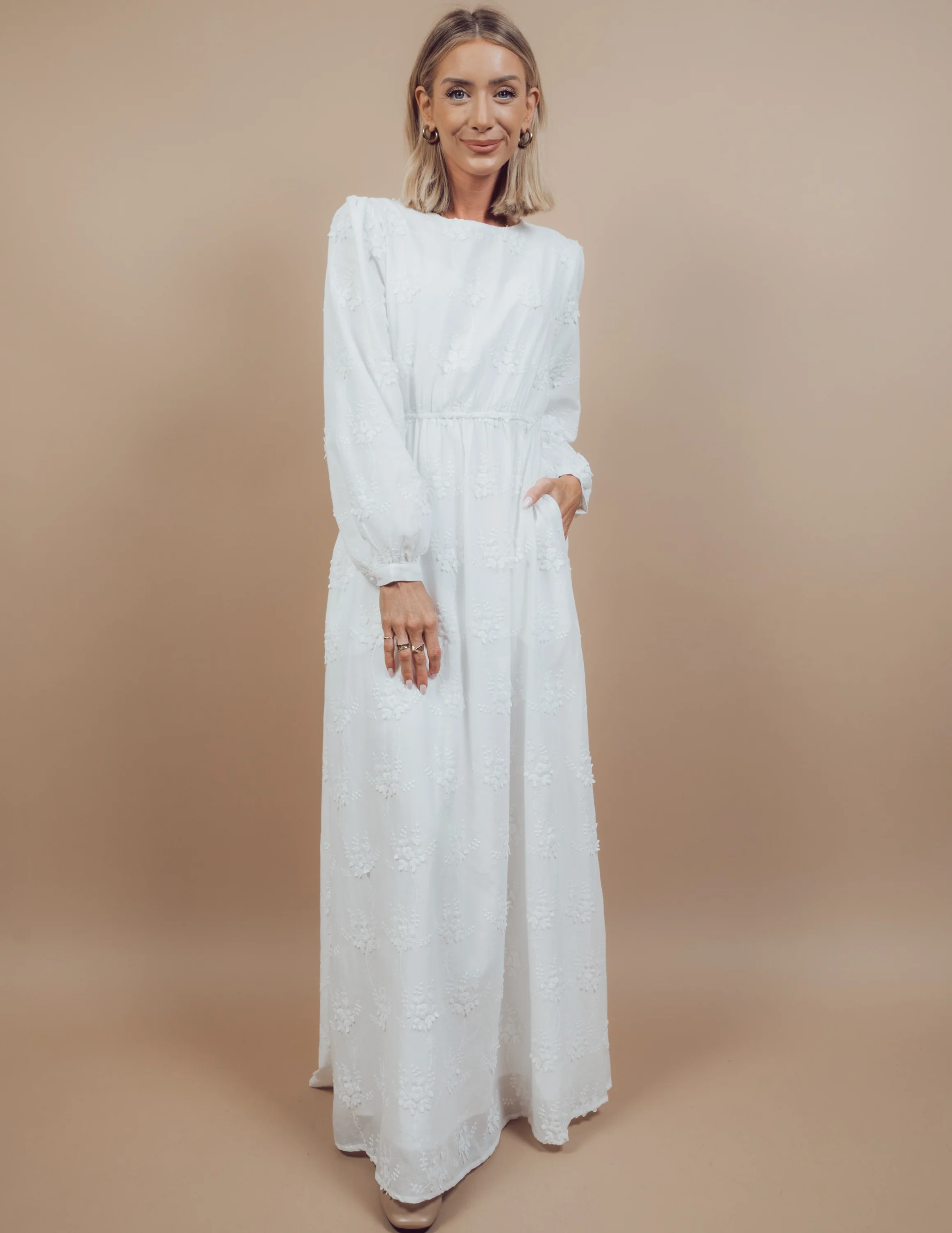Eleanore Textured Maxi Dress - Image 3