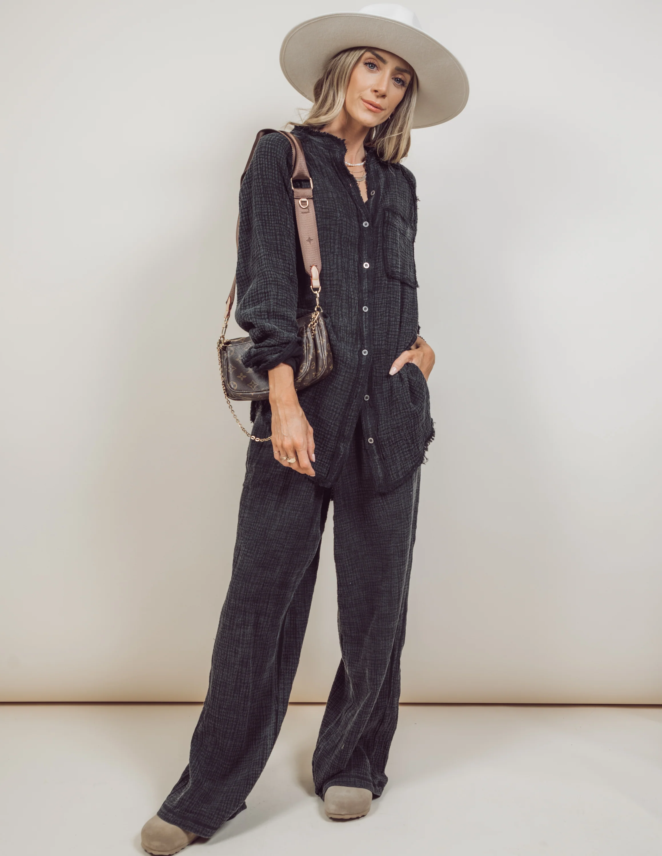 Emory Wide Leg Pants - Image 3