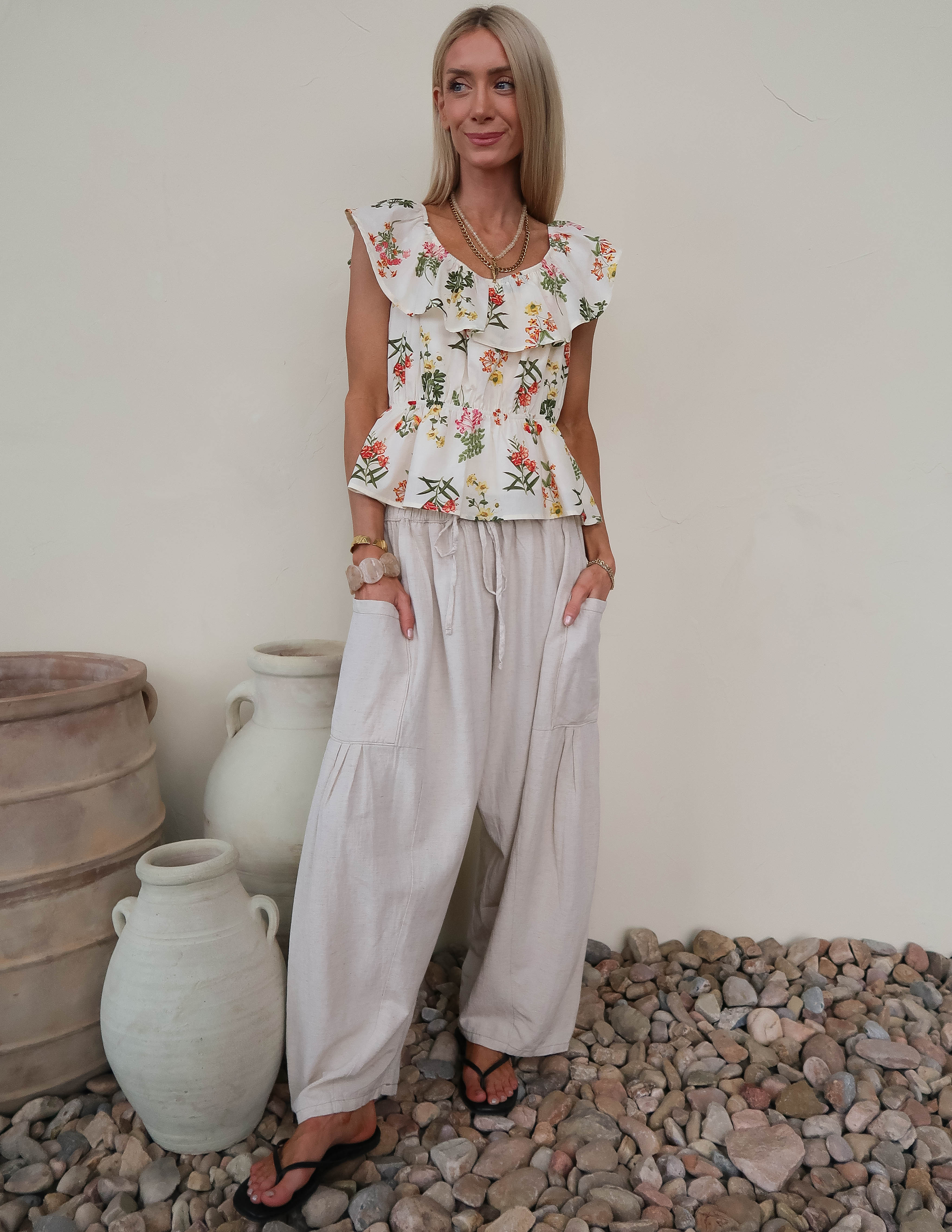 Garden Muse Ruffle Top - Image 2