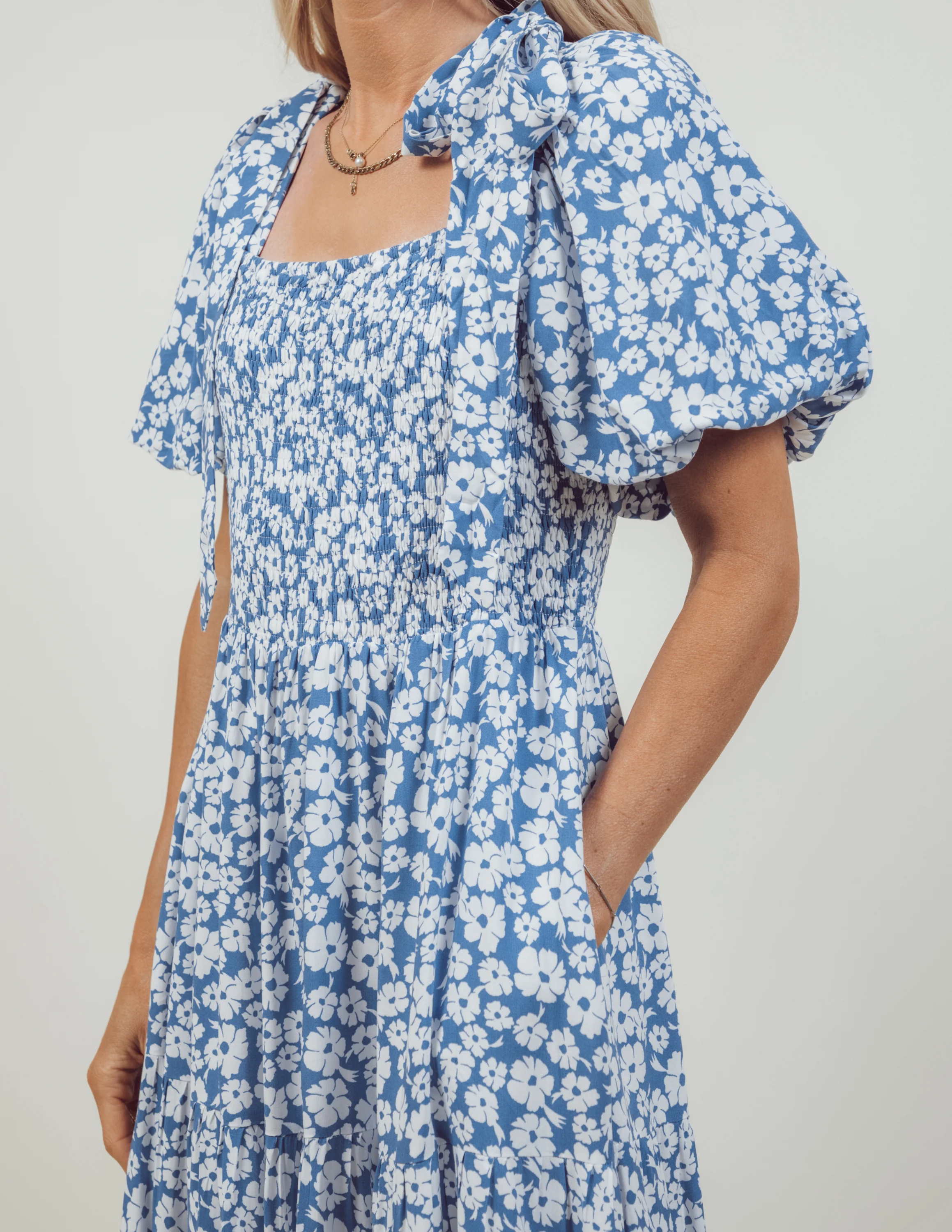 Gia Floral Midi Dress - Image 5