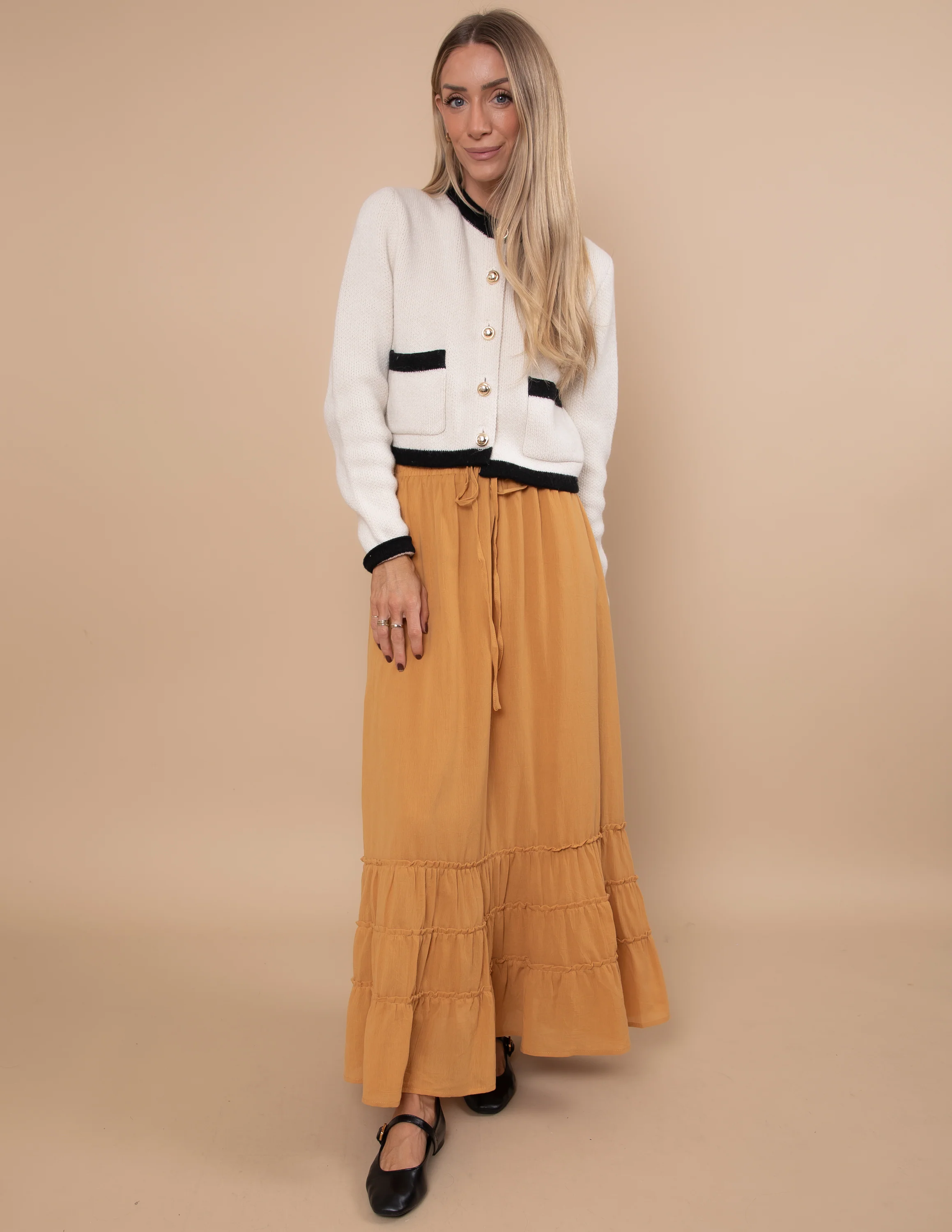 Golden Hour Tiered Skirt - Image 3